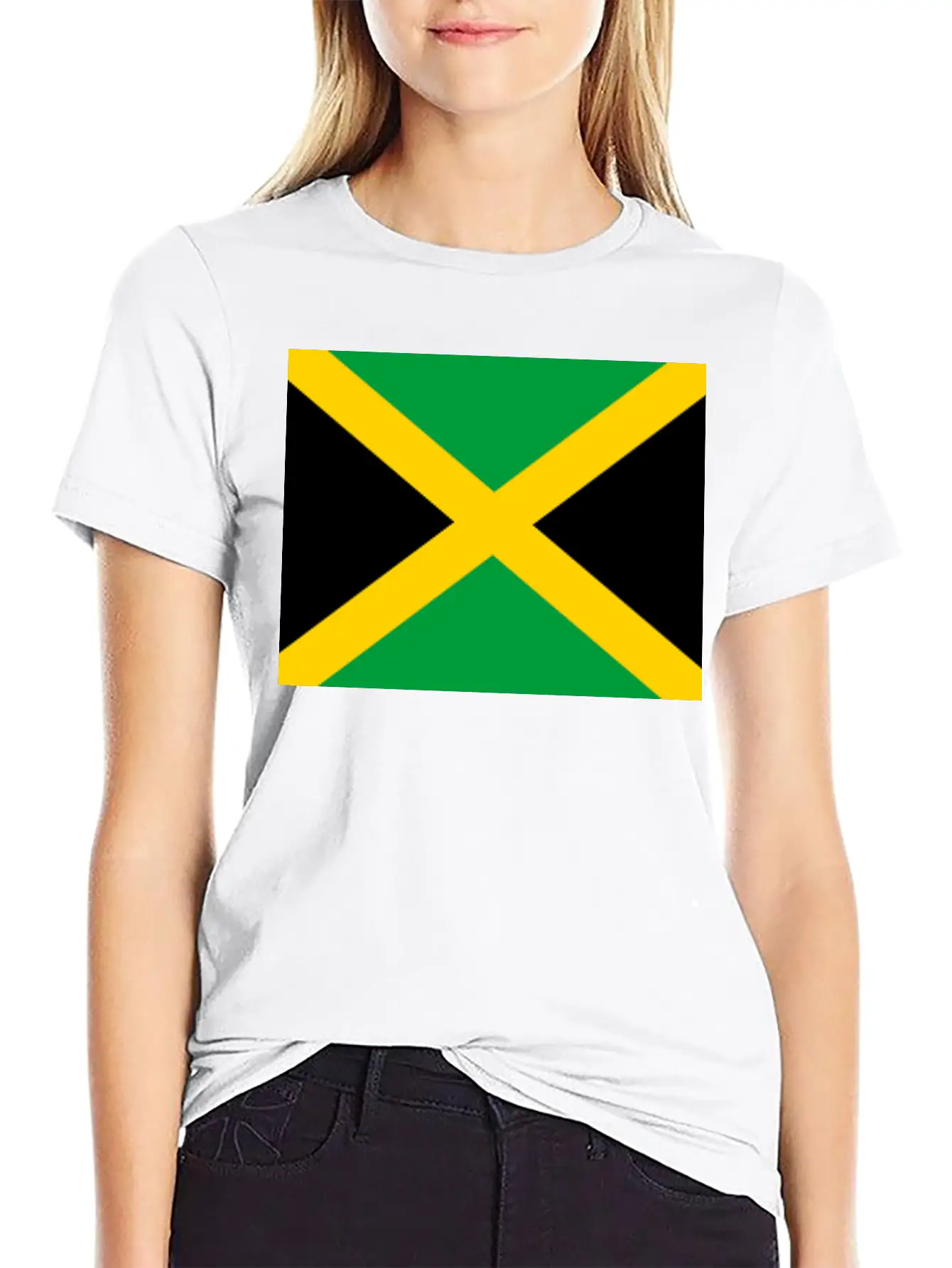JAMAICAN FLAG Modern Fit Casual T-Shirt – Clean And Versatile Design