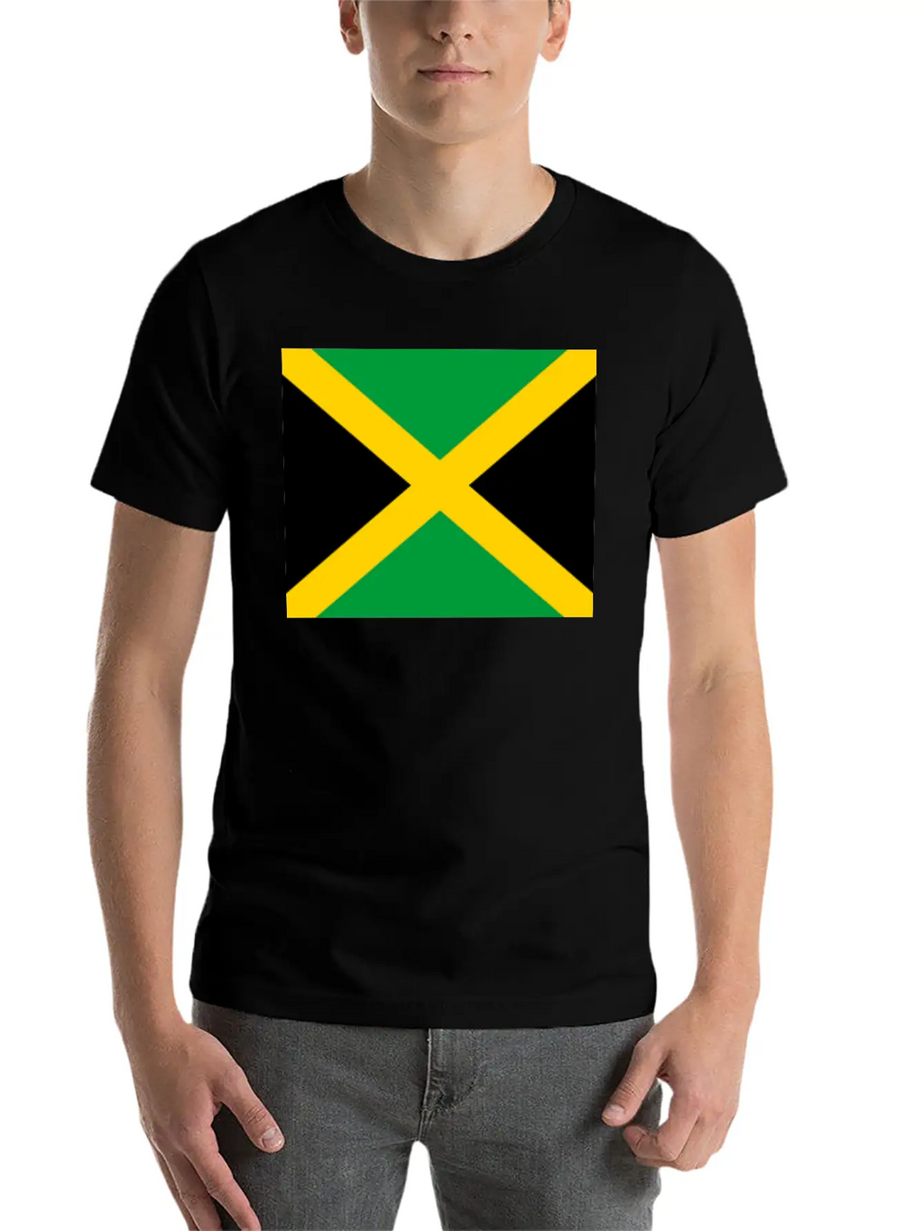 JAMAICAN FLAG Modern Fit Casual T-Shirt – Clean And Versatile Design