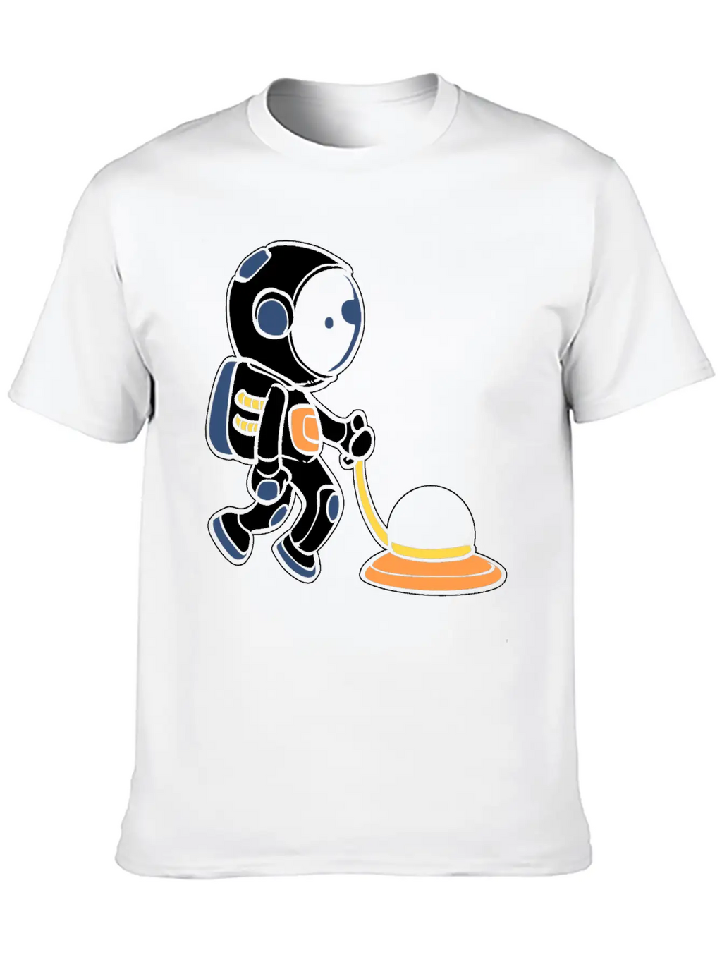 Janitor Astronaut House Cleaner Gift Classic Cotton Tee – Unisex Comfort For Any Season