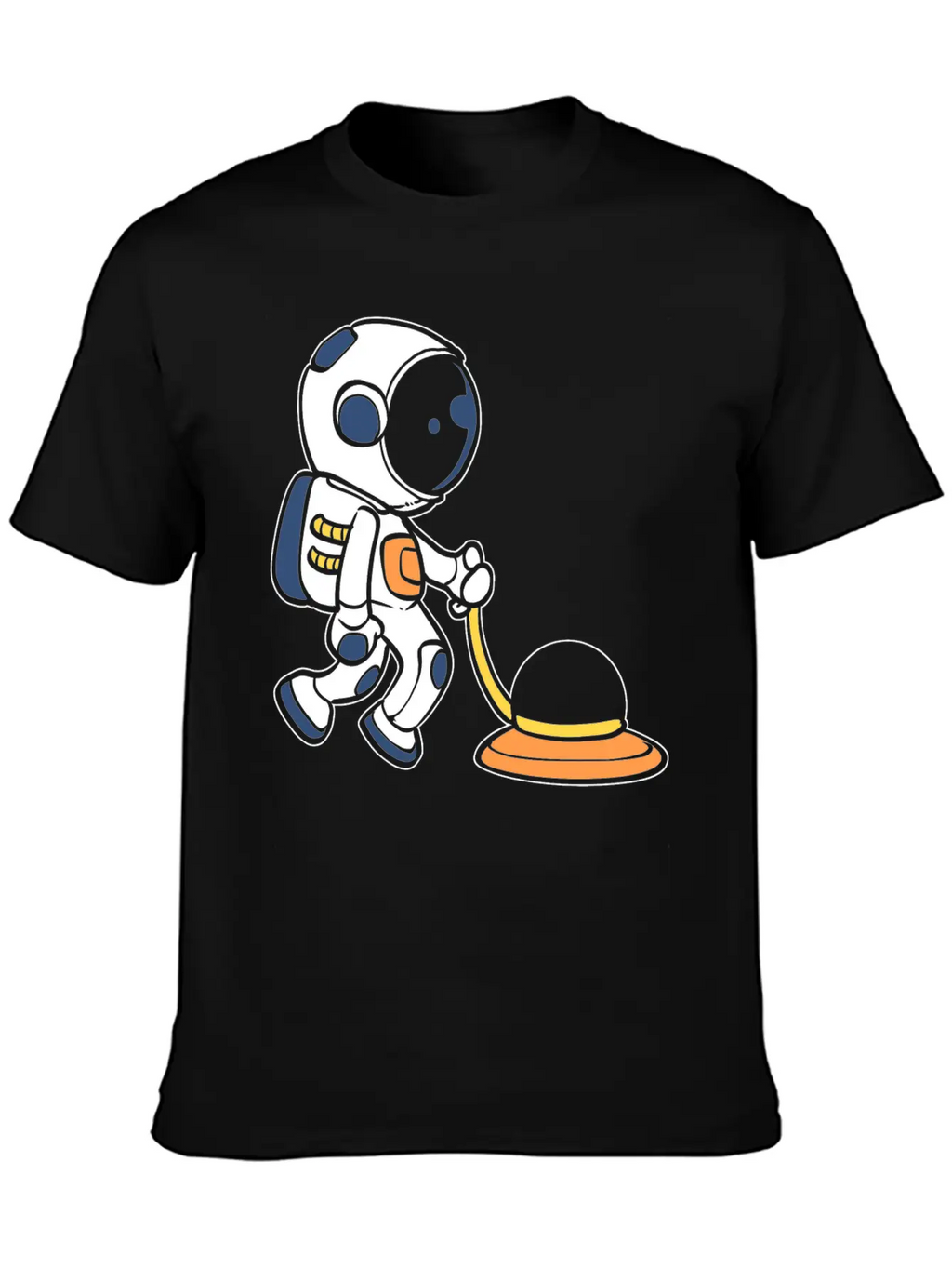 Janitor Astronaut House Cleaner Gift Classic Cotton Tee – Unisex Comfort For Any Season