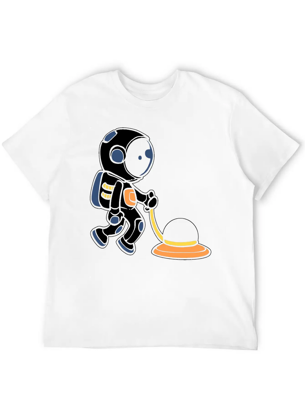 Janitor Astronaut House Cleaner Gift Classic Cotton Tee – Unisex Comfort For Any Season