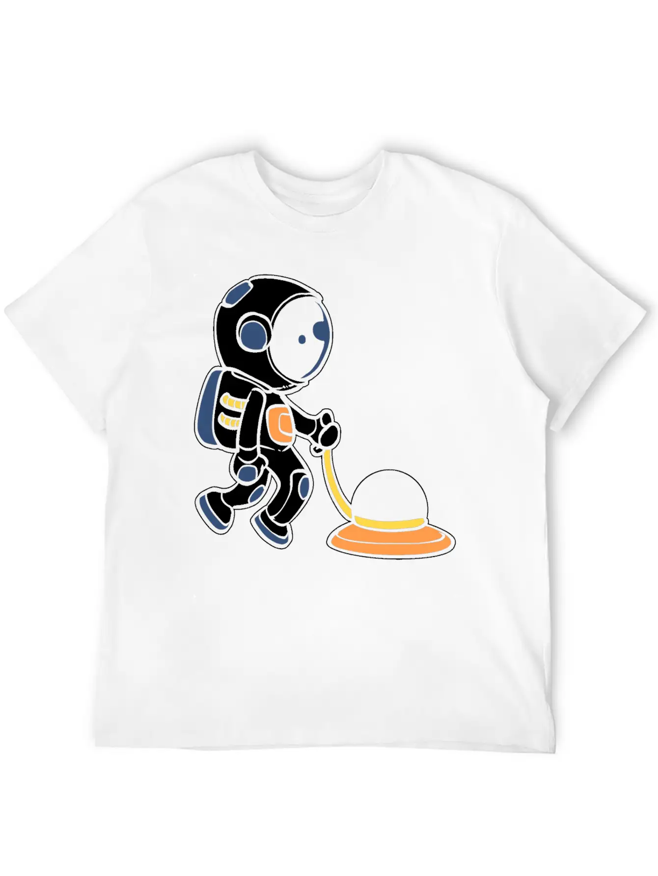 Janitor Astronaut House Cleaner Gift Classic Cotton Tee – Unisex Comfort For Any Season