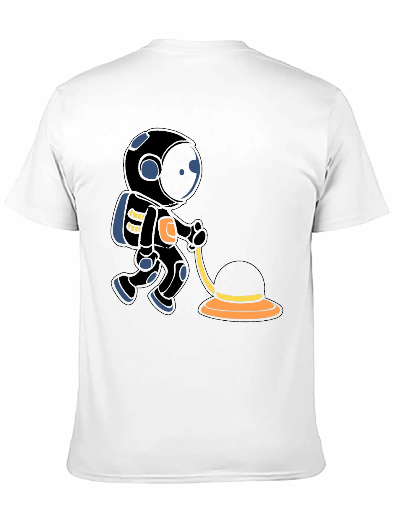 Janitor Astronaut House Cleaner Gift Classic Cotton Tee – Unisex Comfort For Any Season