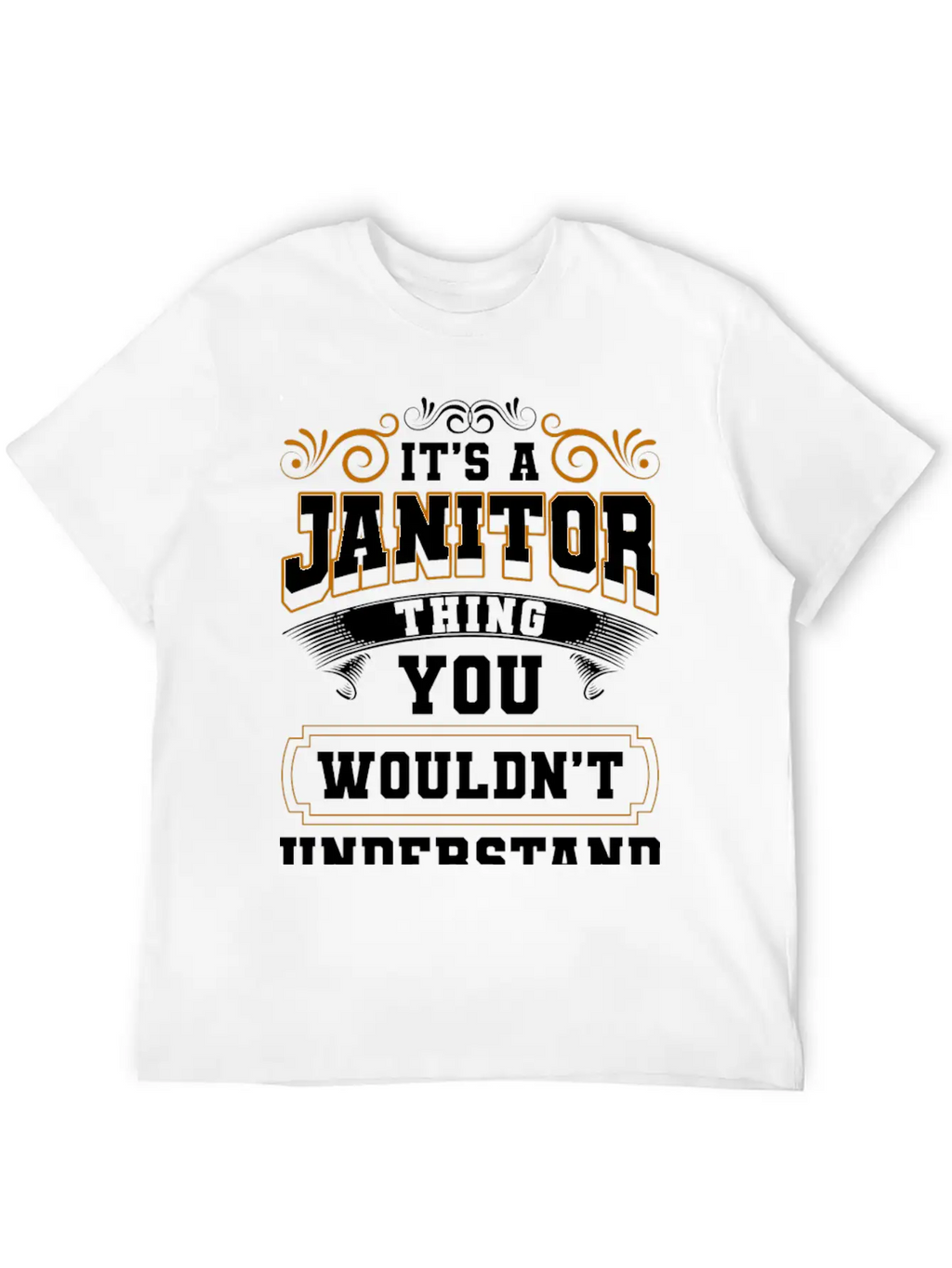 Janitor Broom And Bucket Building Superintendent Breathable Graphic T-Shirt – Perfect For Casual Days