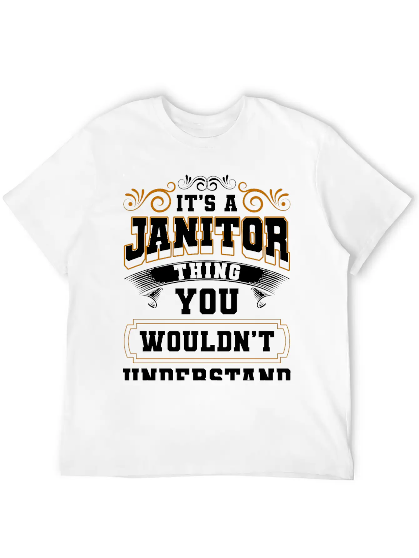 Janitor Broom And Bucket Building Superintendent Breathable Graphic T-Shirt – Perfect For Casual Days