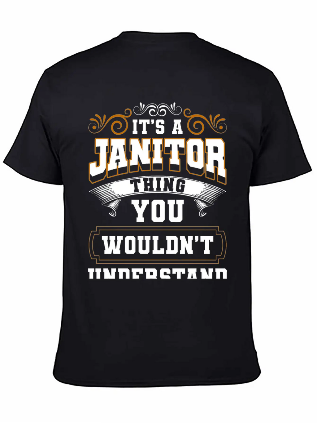 Janitor Broom And Bucket Building Superintendent Breathable Graphic T-Shirt – Perfect For Casual Days