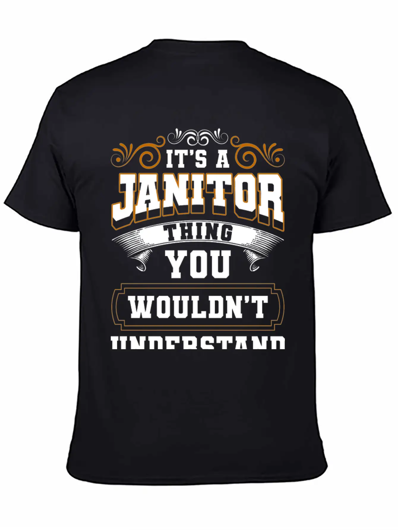 Janitor Broom And Bucket Building Superintendent Breathable Graphic T-Shirt – Perfect For Casual Days
