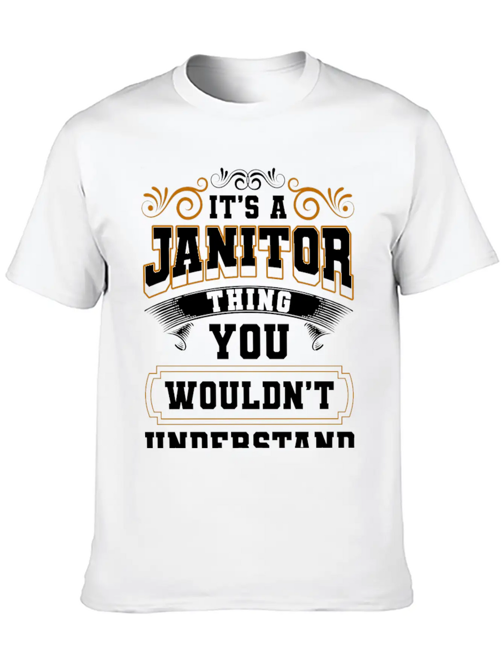 Janitor Broom And Bucket Building Superintendent Breathable Graphic T-Shirt – Perfect For Casual Days