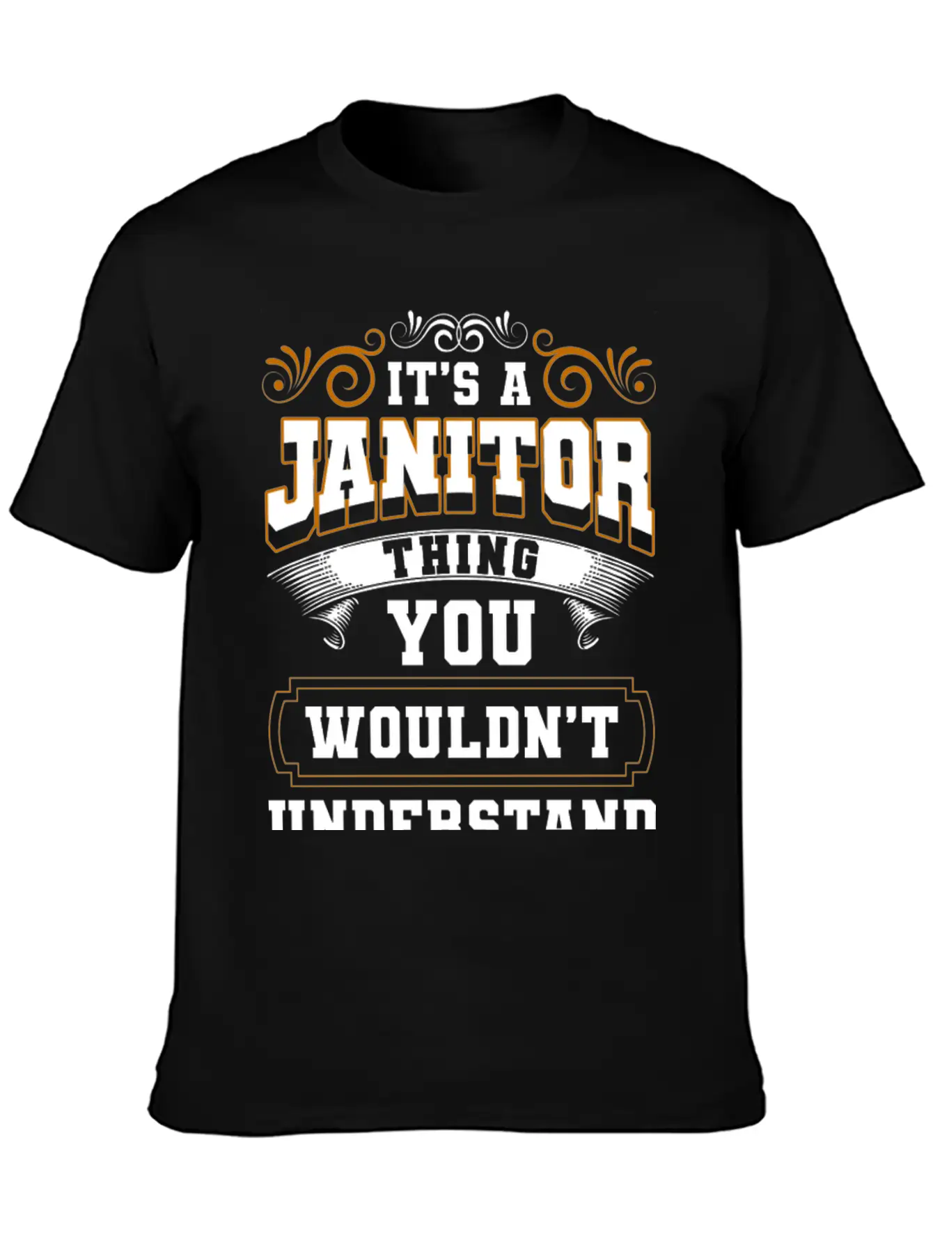Janitor Broom And Bucket Building Superintendent Breathable Graphic T-Shirt – Perfect For Casual Days