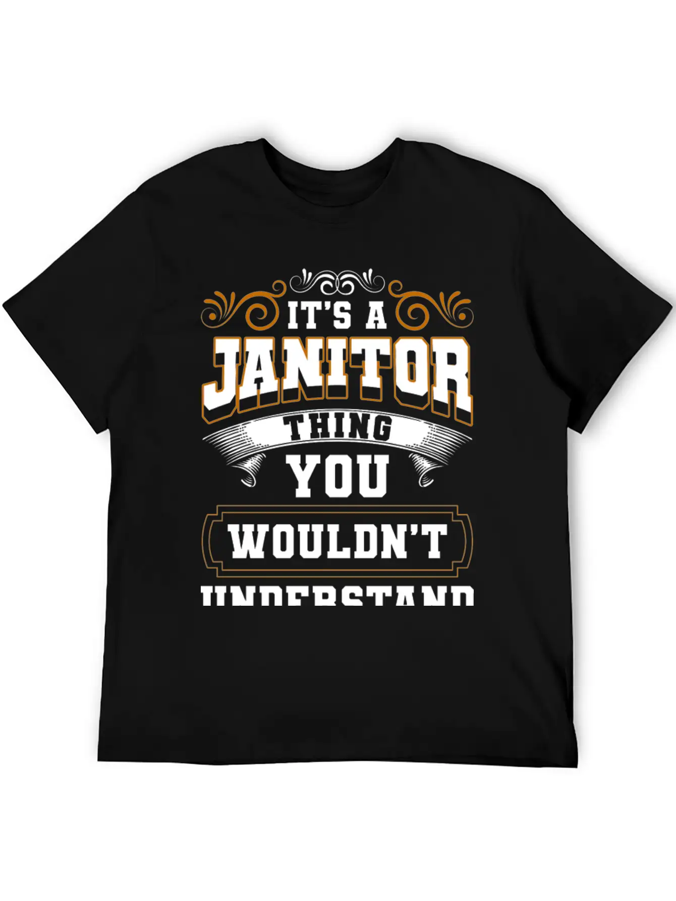 Janitor Broom And Bucket Building Superintendent Breathable Graphic T-Shirt – Perfect For Casual Days
