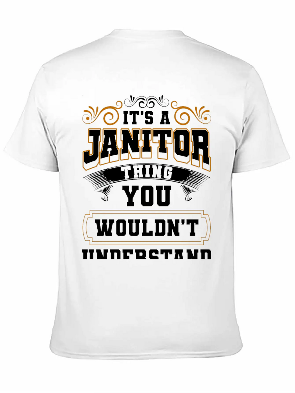 Janitor Broom And Bucket Building Superintendent Breathable Graphic T-Shirt – Perfect For Casual Days