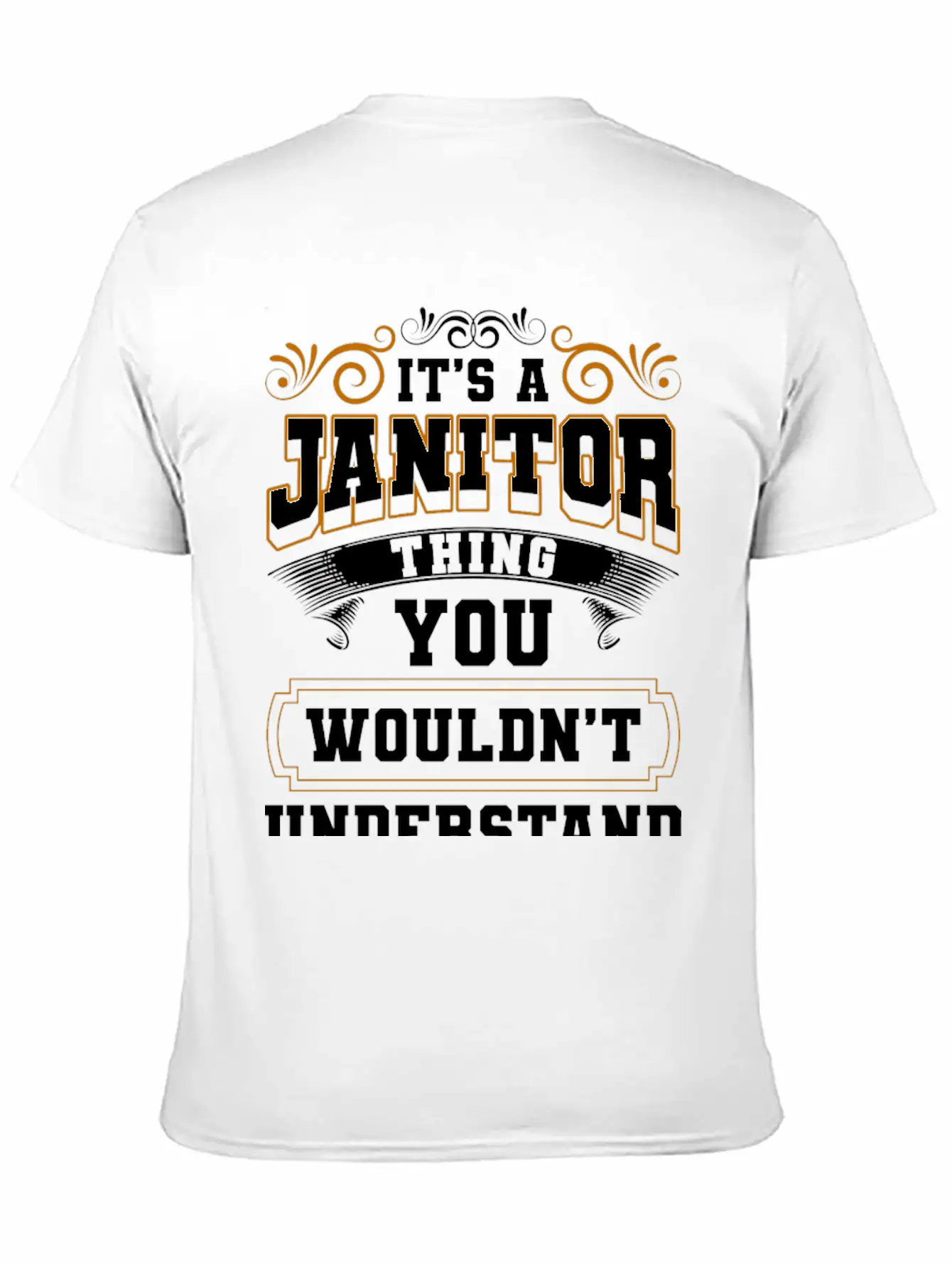 Janitor Broom And Bucket Building Superintendent Breathable Graphic T-Shirt – Perfect For Casual Days