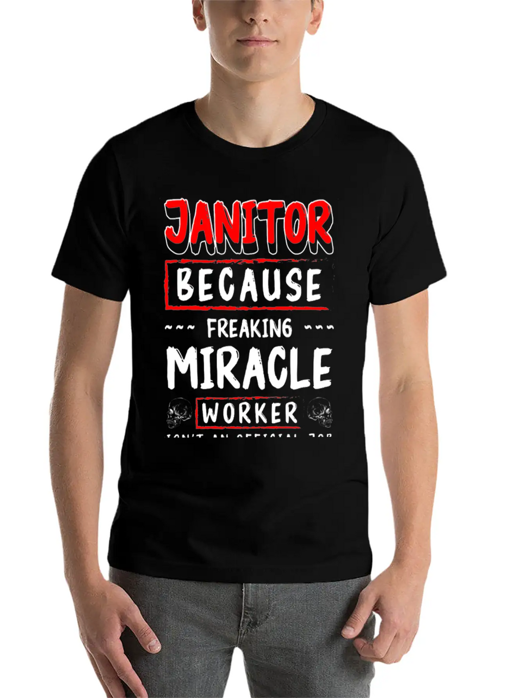 Janitor Profession Building Superintendent Trash Classic Cotton Tee – Unisex Comfort For Any Season