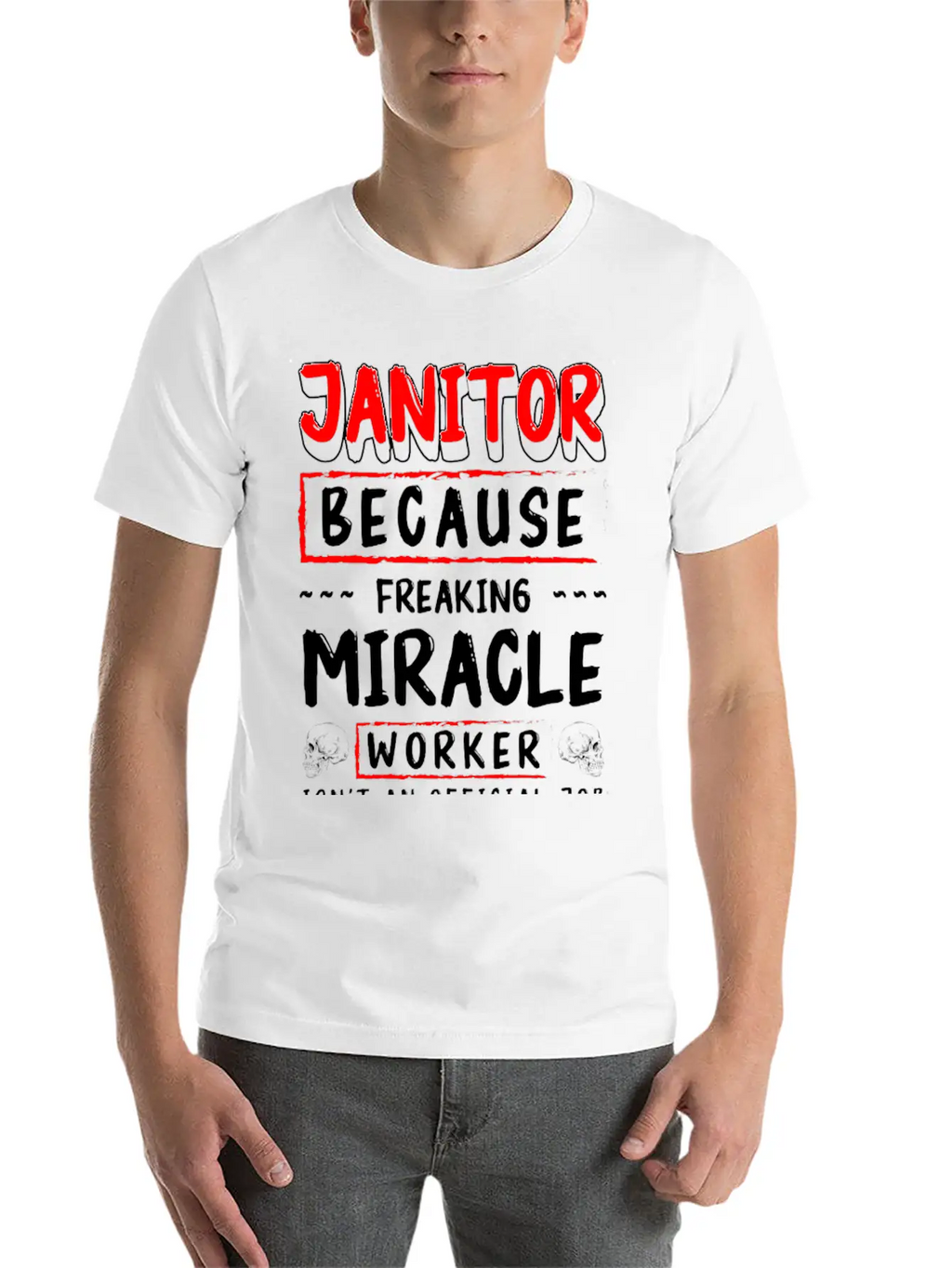 Janitor Profession Building Superintendent Trash Classic Cotton Tee – Unisex Comfort For Any Season