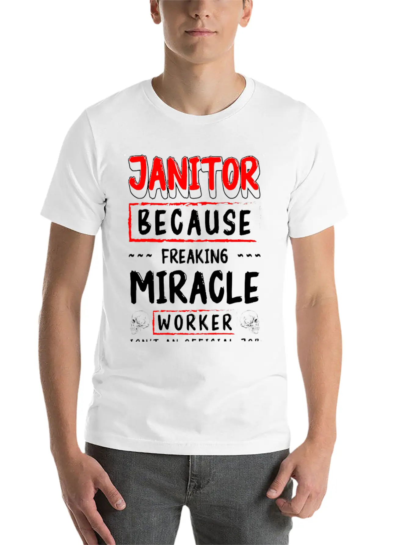Janitor Profession Building Superintendent Trash Classic Cotton Tee – Unisex Comfort For Any Season