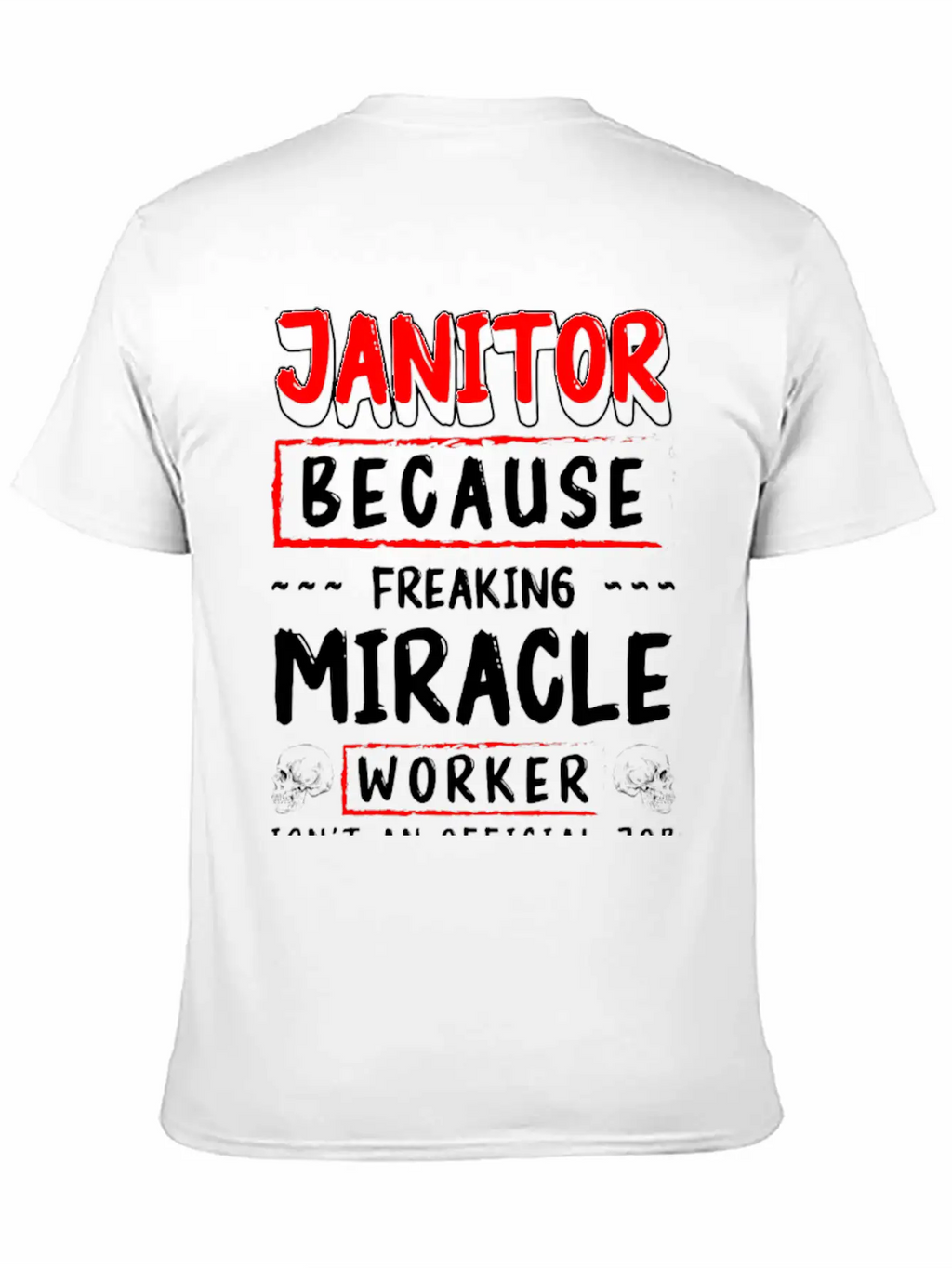Janitor Profession Building Superintendent Trash Classic Cotton Tee – Unisex Comfort For Any Season