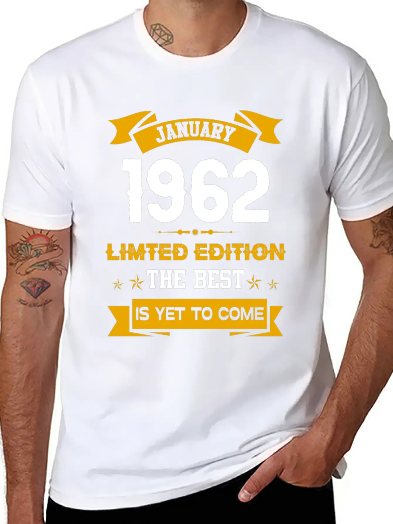 January 1962 Birthday Surprise Unisex Casual T-Shirt – Clean Design For Daily Comfort