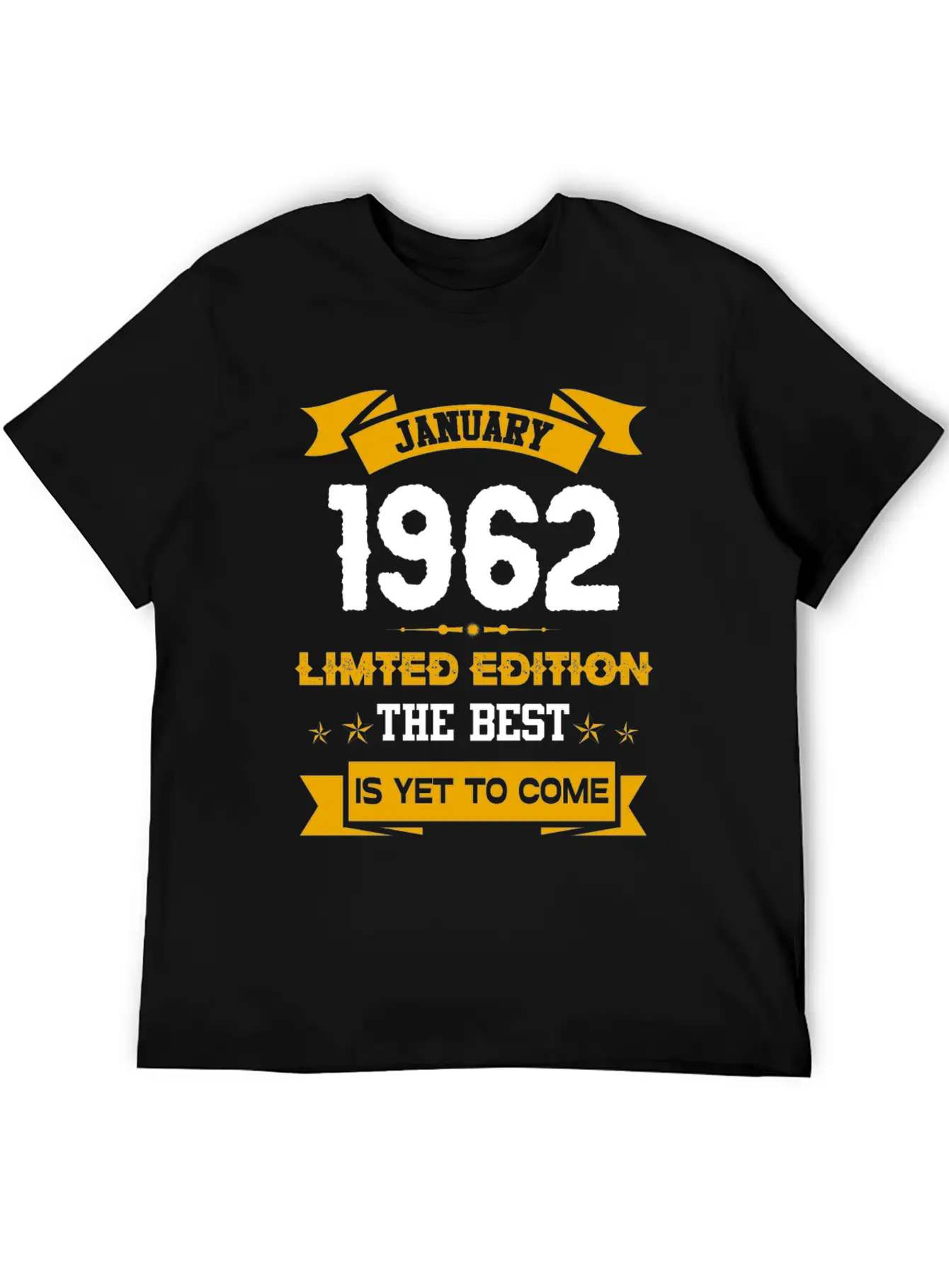 January 1962 Birthday Surprise Unisex Casual T-Shirt – Clean Design For Daily Comfort