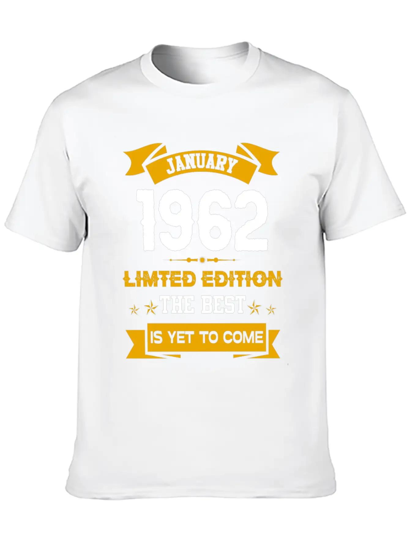 January 1962 Birthday Surprise Unisex Casual T-Shirt – Clean Design For Daily Comfort