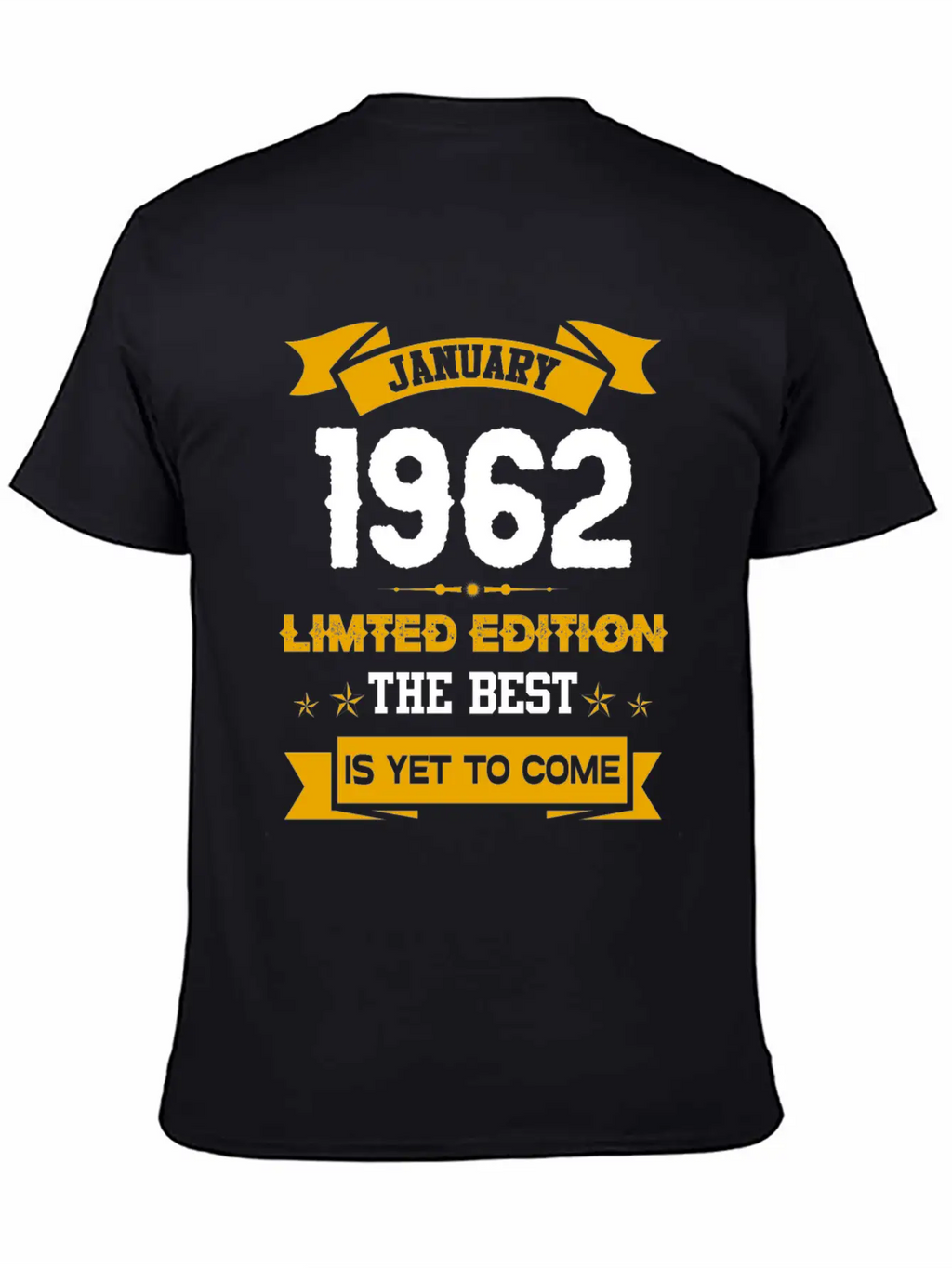 January 1962 Birthday Surprise Unisex Casual T-Shirt – Clean Design For Daily Comfort