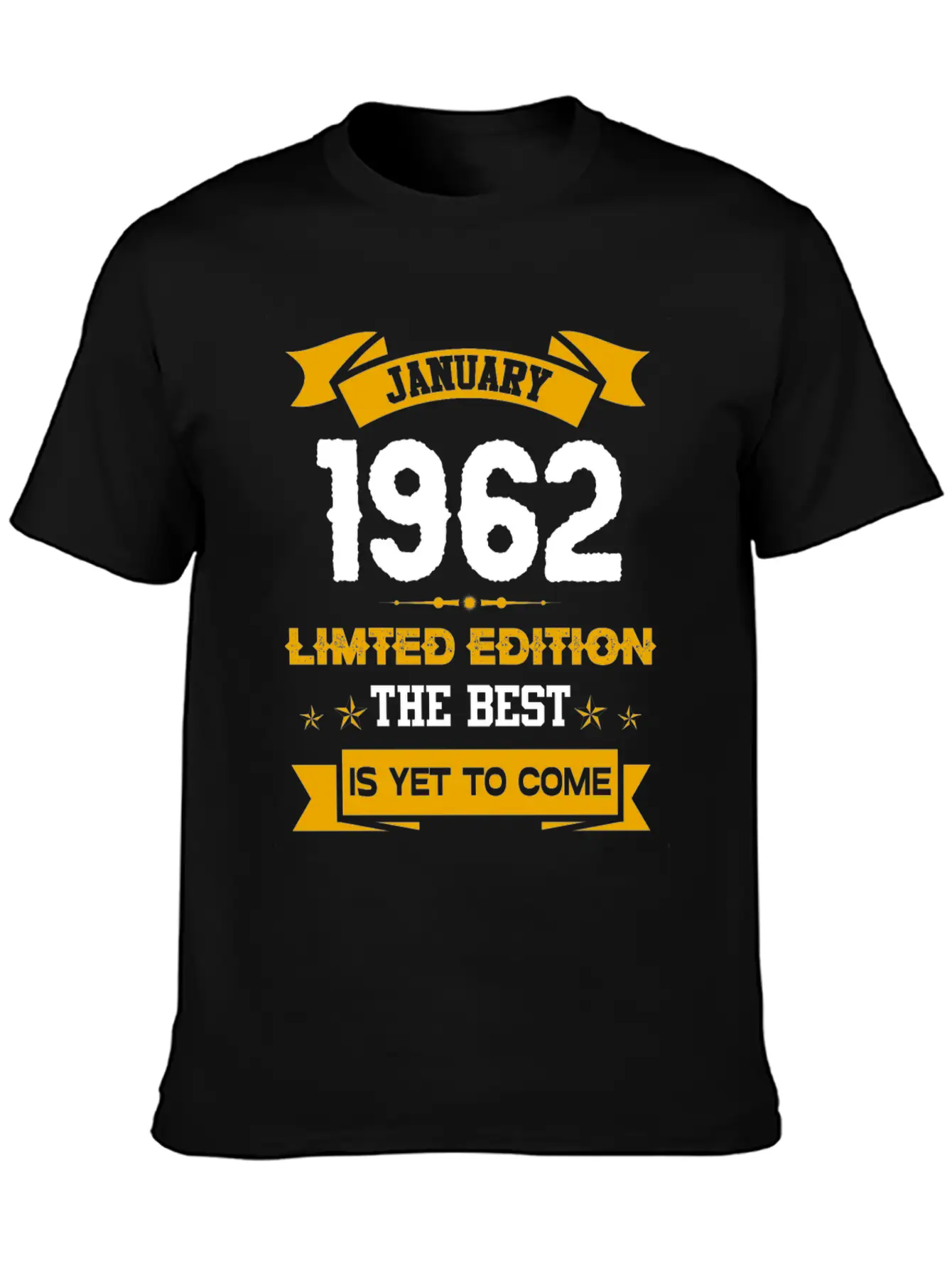 January 1962 Birthday Surprise Unisex Casual T-Shirt – Clean Design For Daily Comfort