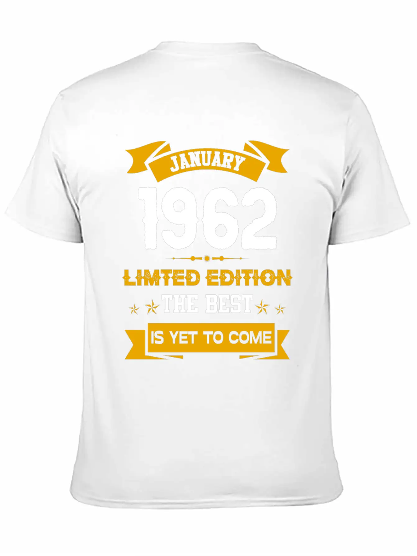 January 1962 Birthday Surprise Unisex Casual T-Shirt – Clean Design For Daily Comfort