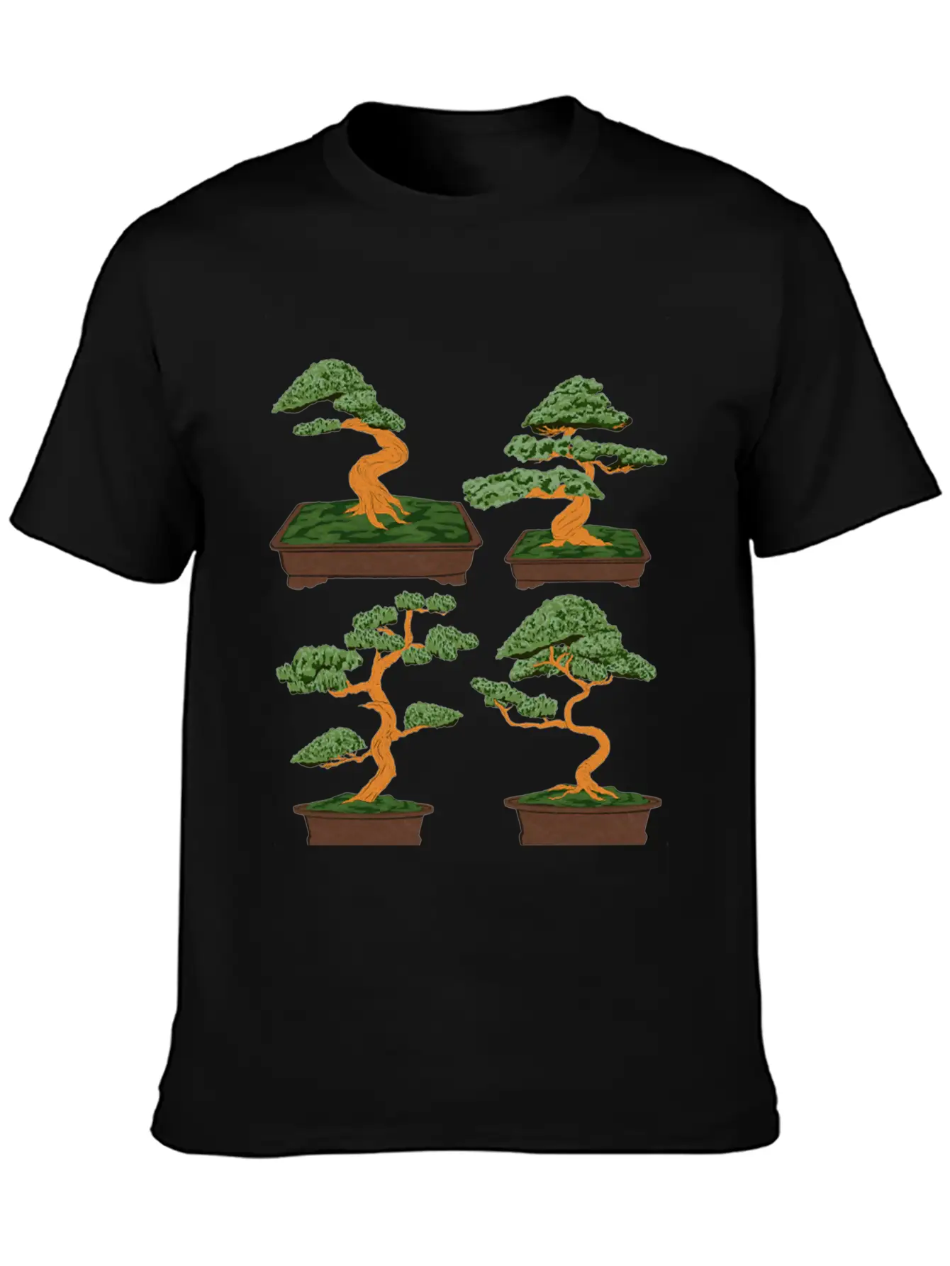 Japanese Culture Aesthetic Zen Buddhist Bonsai Timeless Short Sleeve Tee – Comfy And Minimalist Design