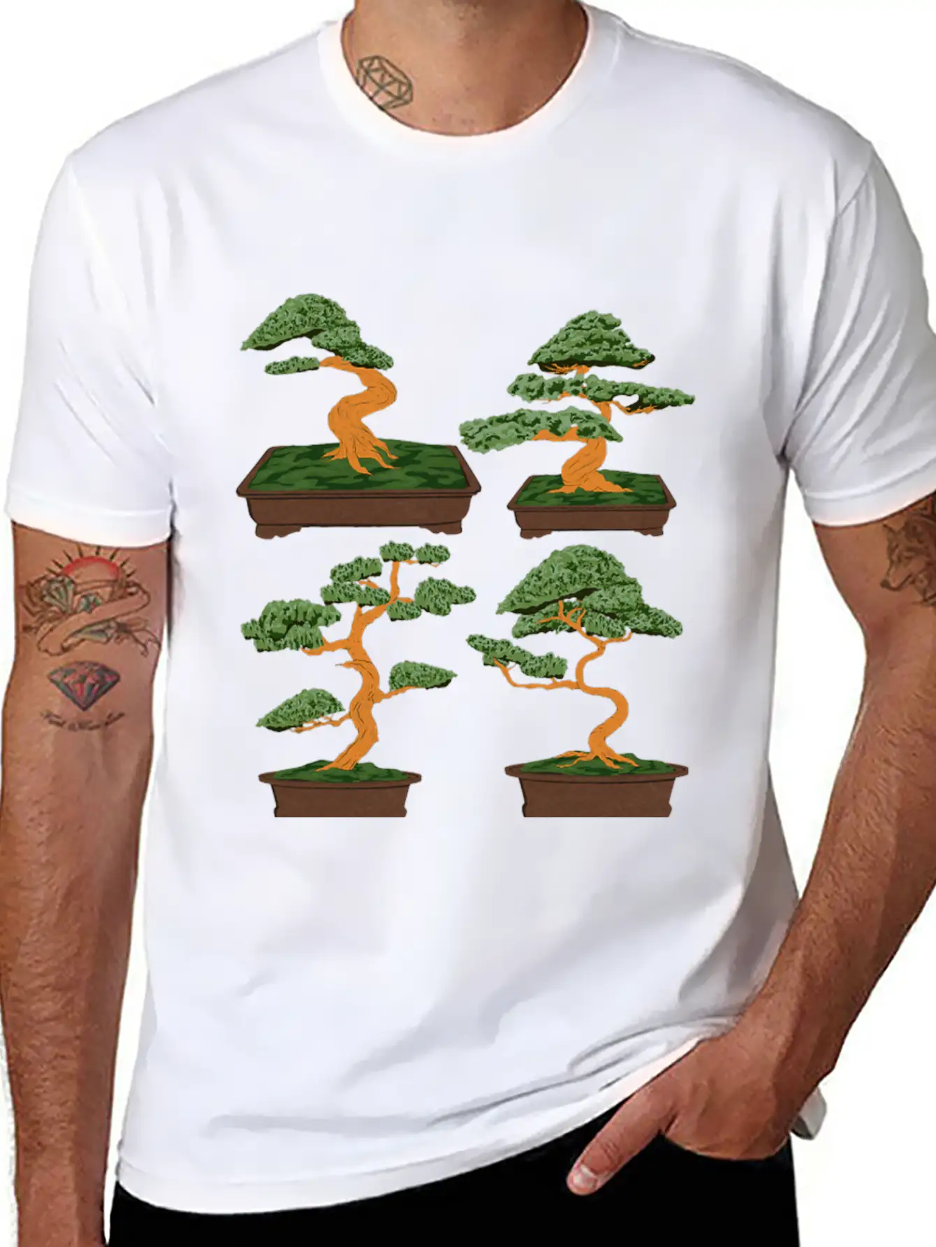 Japanese Culture Aesthetic Zen Buddhist Bonsai Timeless Short Sleeve Tee – Comfy And Minimalist Design