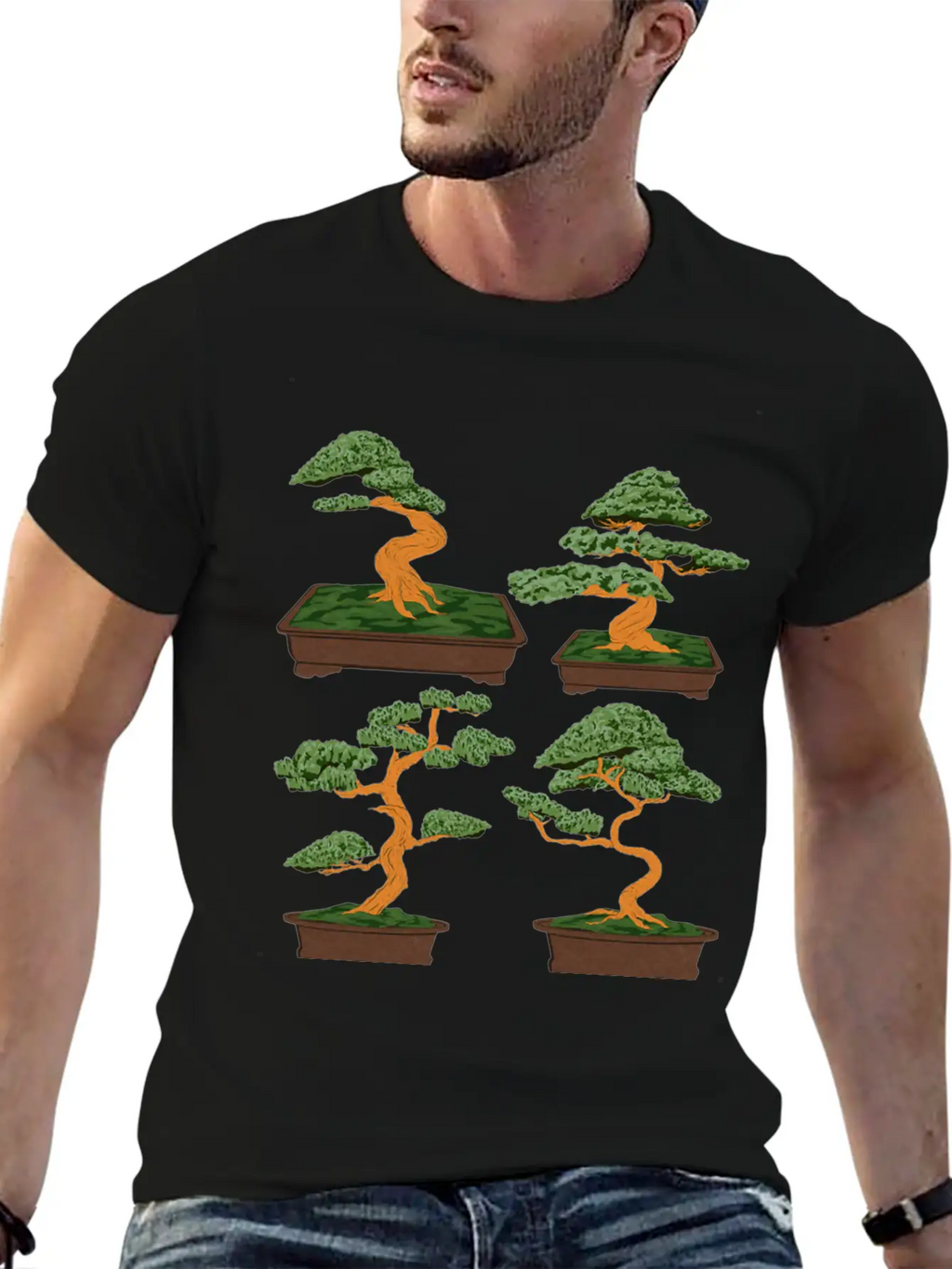 Japanese Culture Aesthetic Zen Buddhist Bonsai Timeless Short Sleeve Tee – Comfy And Minimalist Design