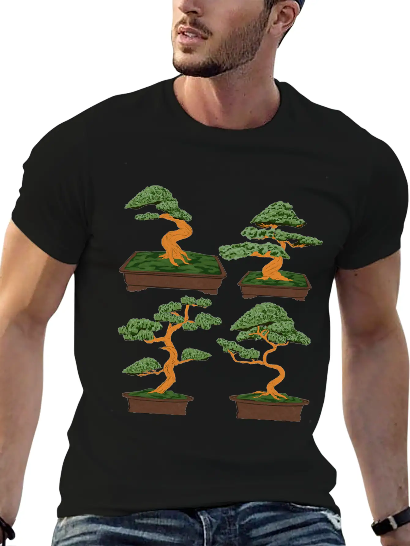 Japanese Culture Aesthetic Zen Buddhist Bonsai Timeless Short Sleeve Tee – Comfy And Minimalist Design