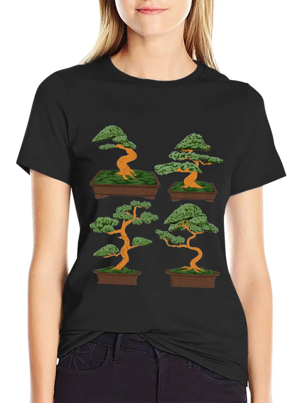 Japanese Culture Aesthetic Zen Buddhist Bonsai Timeless Short Sleeve Tee – Comfy And Minimalist Design