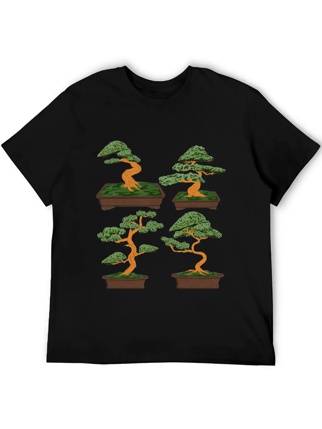 Japanese Culture Aesthetic Zen Buddhist Bonsai Timeless Short Sleeve Tee – Comfy And Minimalist Design