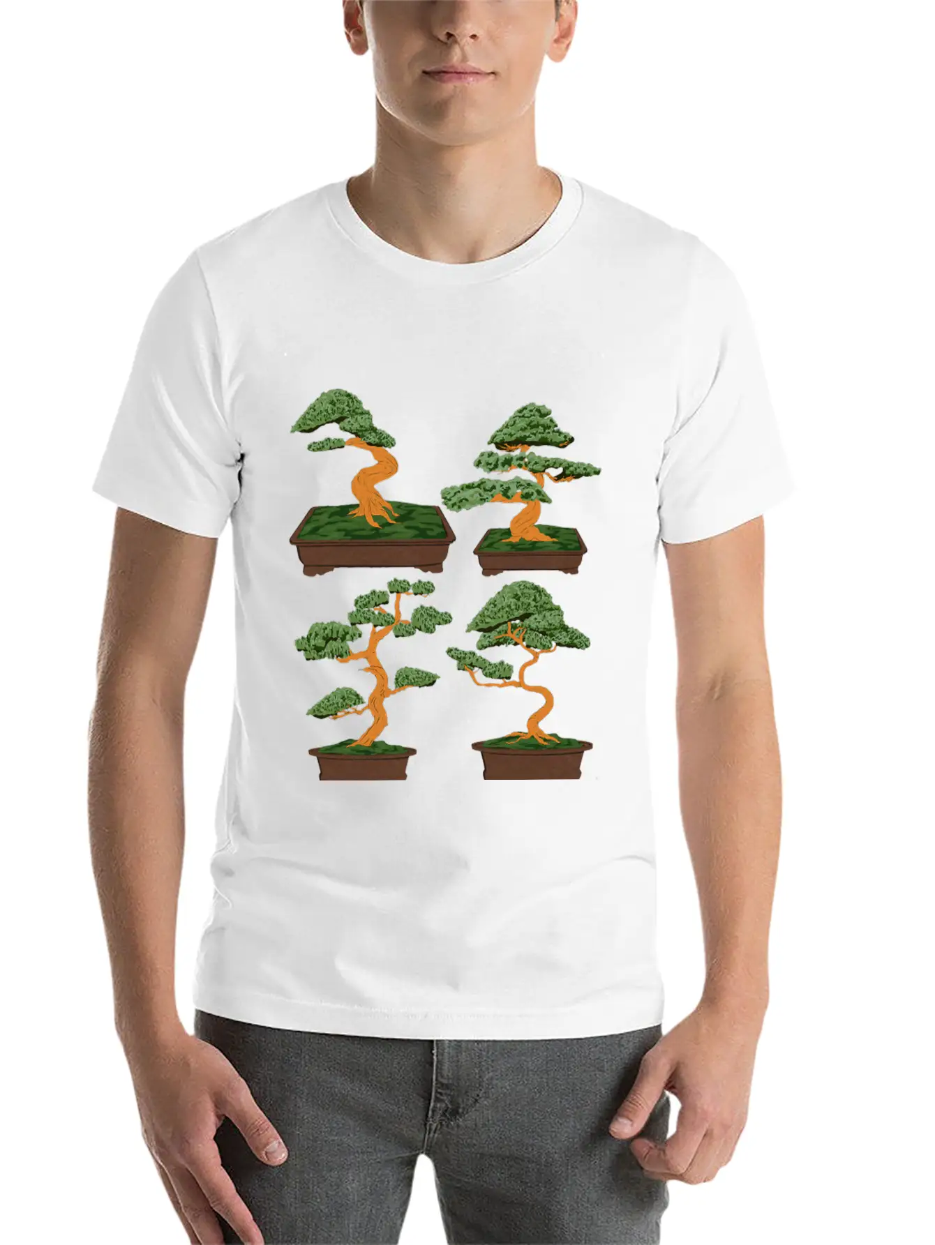 Japanese Culture Aesthetic Zen Buddhist Bonsai Timeless Short Sleeve Tee – Comfy And Minimalist Design
