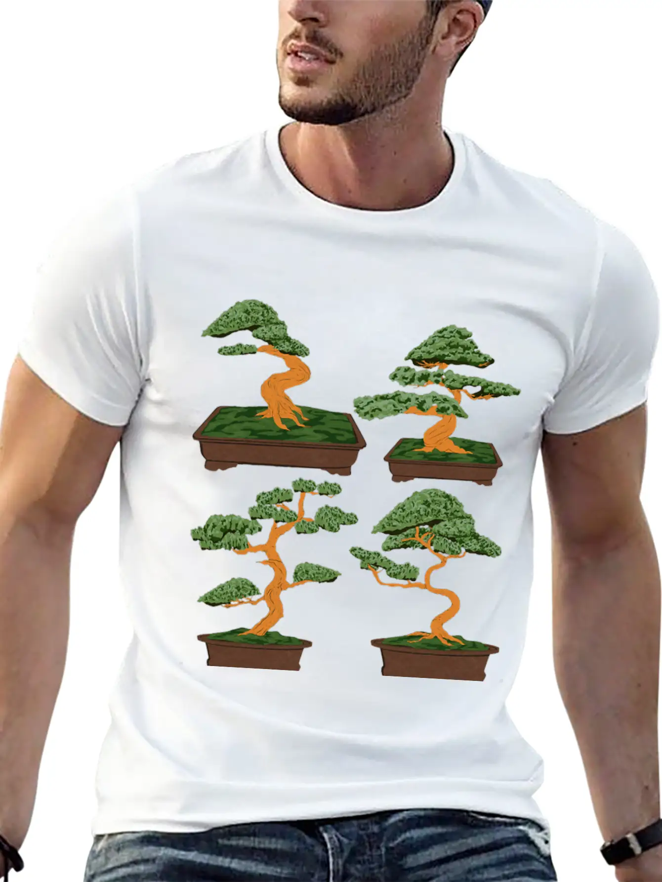 Japanese Culture Aesthetic Zen Buddhist Bonsai Timeless Short Sleeve Tee – Comfy And Minimalist Design