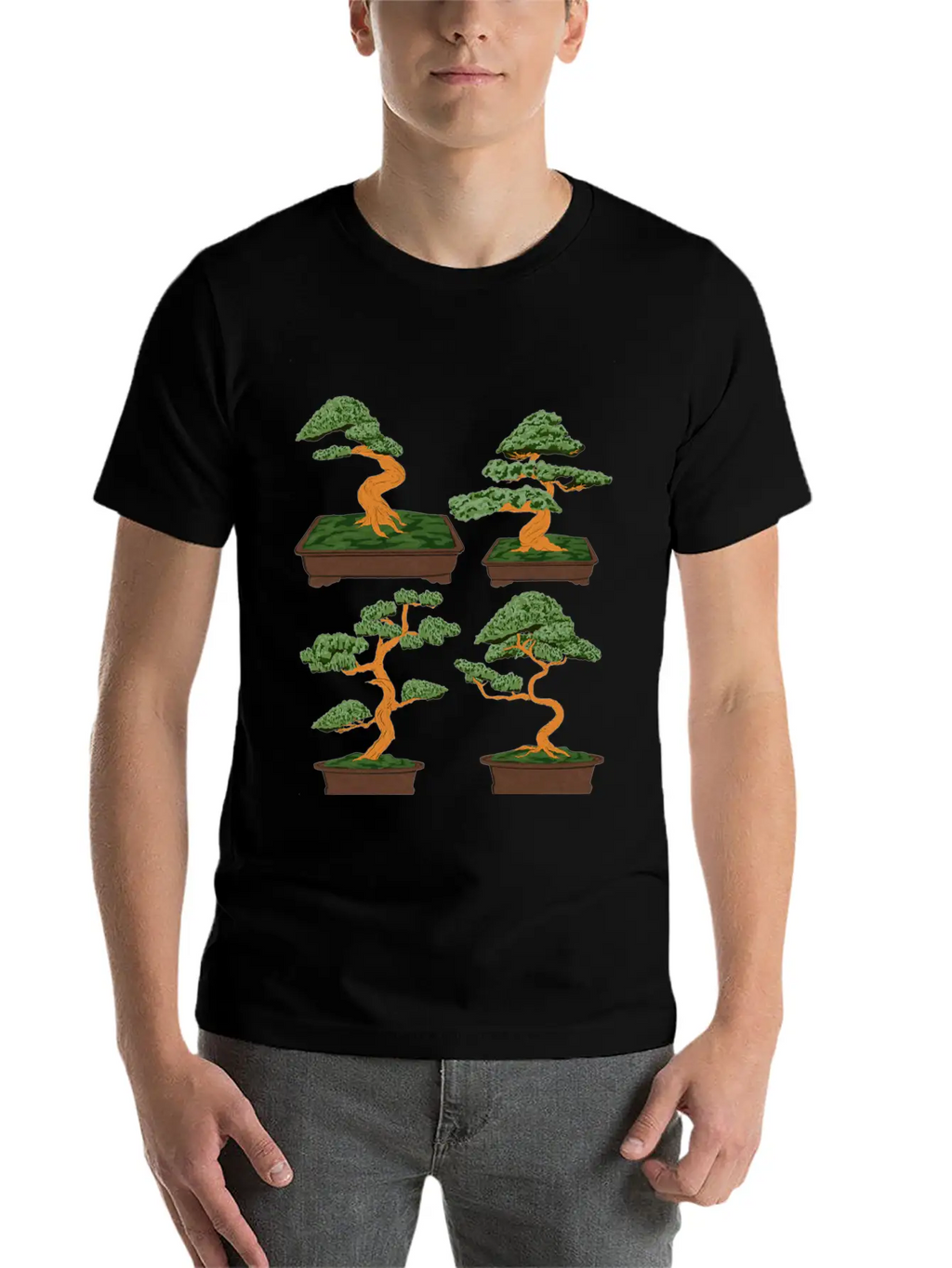 Japanese Culture Aesthetic Zen Buddhist Bonsai Timeless Short Sleeve Tee – Comfy And Minimalist Design