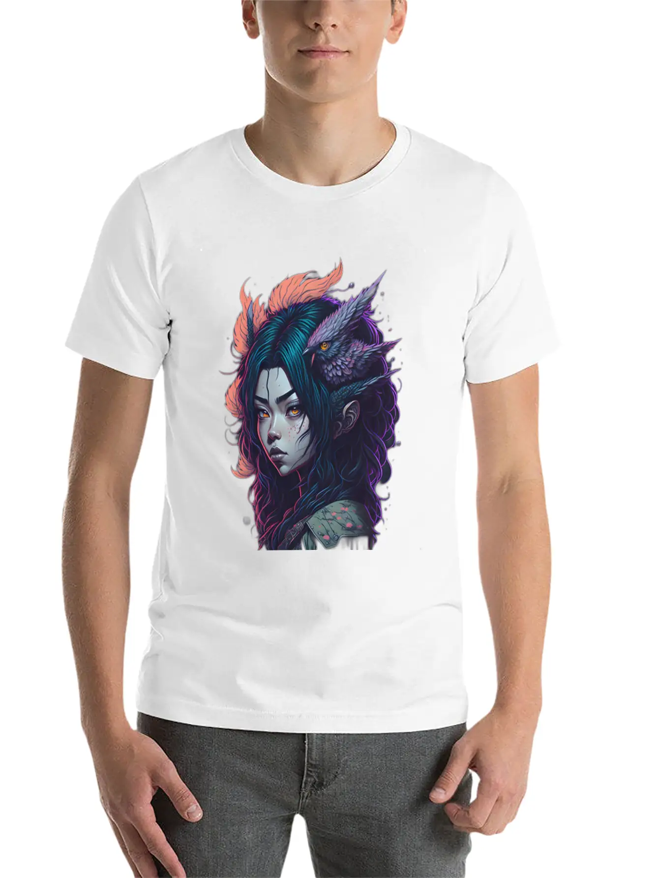 Japanese Street Cyberpunk Tokyo Streetwear Basic Graphic T-Shirt – Daily Comfort In Soft Cotton