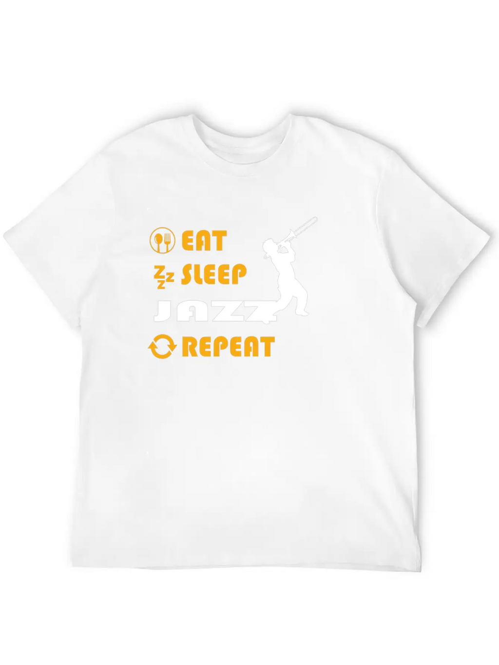 Jazz Graphic Tee Breathable Soft Cotton T-Shirt – Timeless Casual Look
