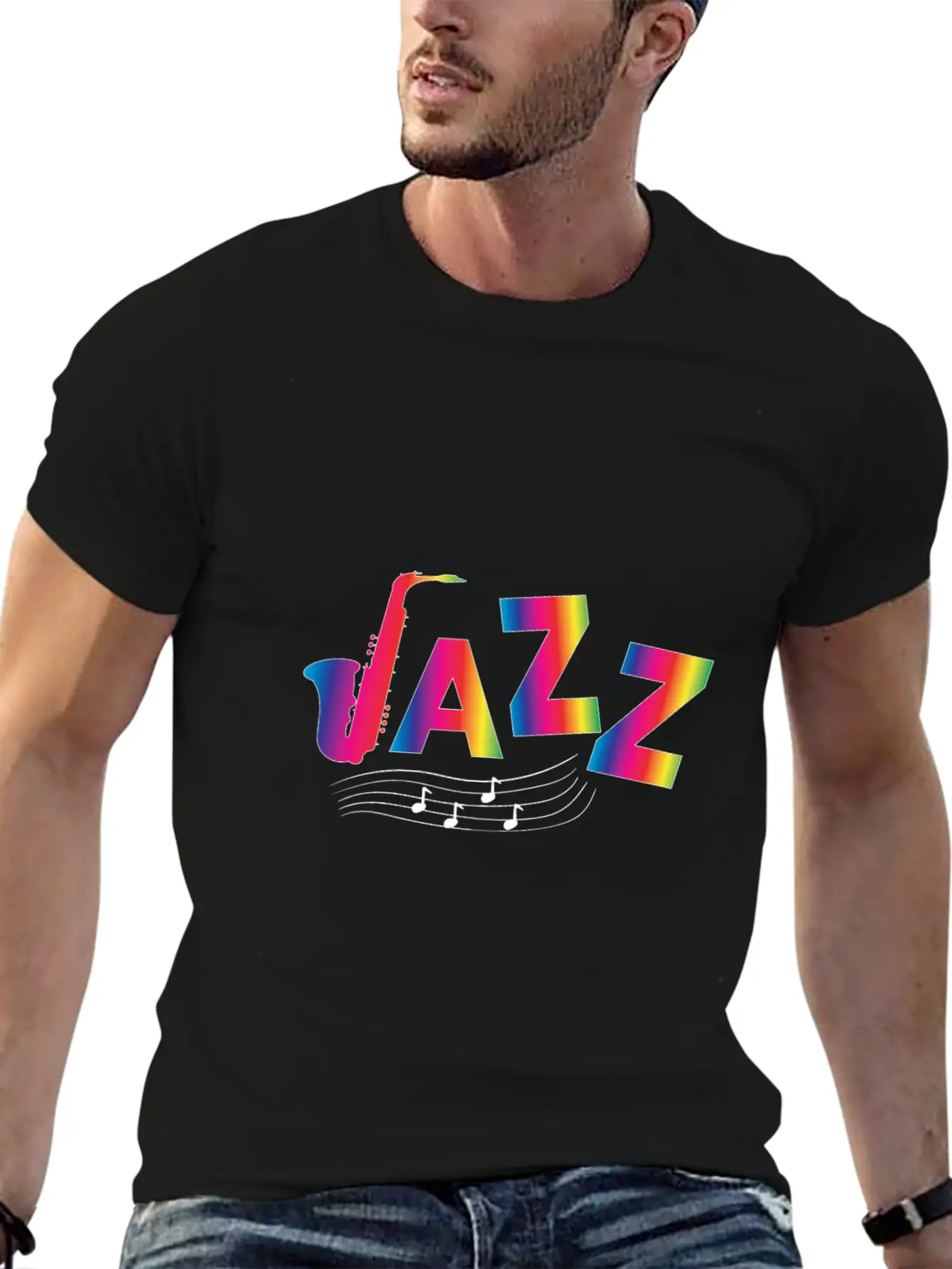 Jazz Music Saxophone Musical Instrument Musician Classic Cotton Tee – Unisex Comfort For Any Season