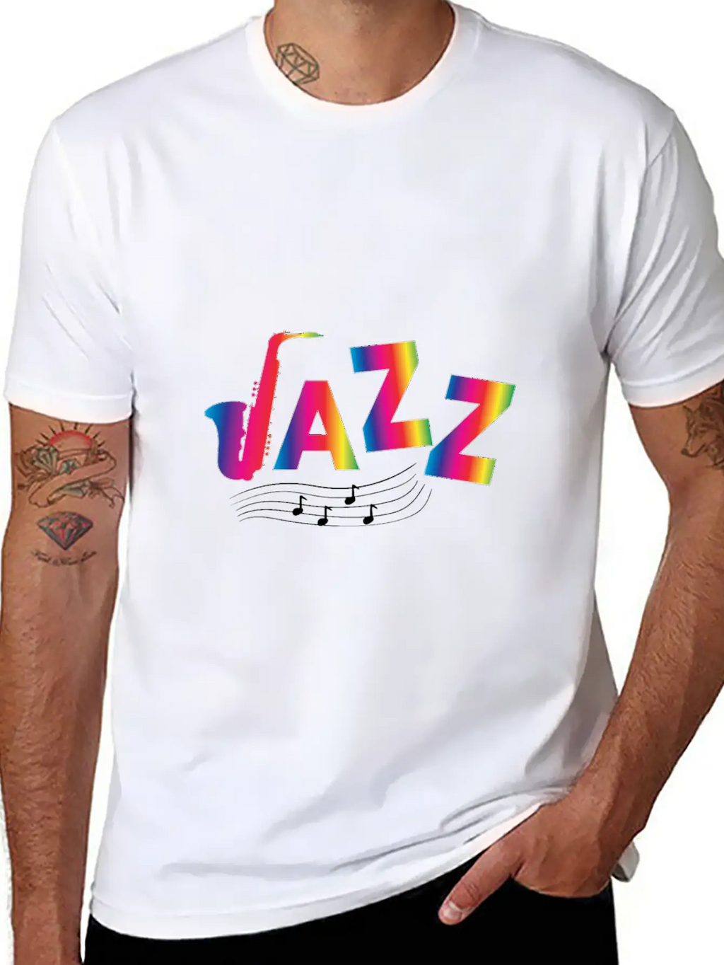Jazz Music Saxophone Musical Instrument Musician Classic Cotton Tee – Unisex Comfort For Any Season