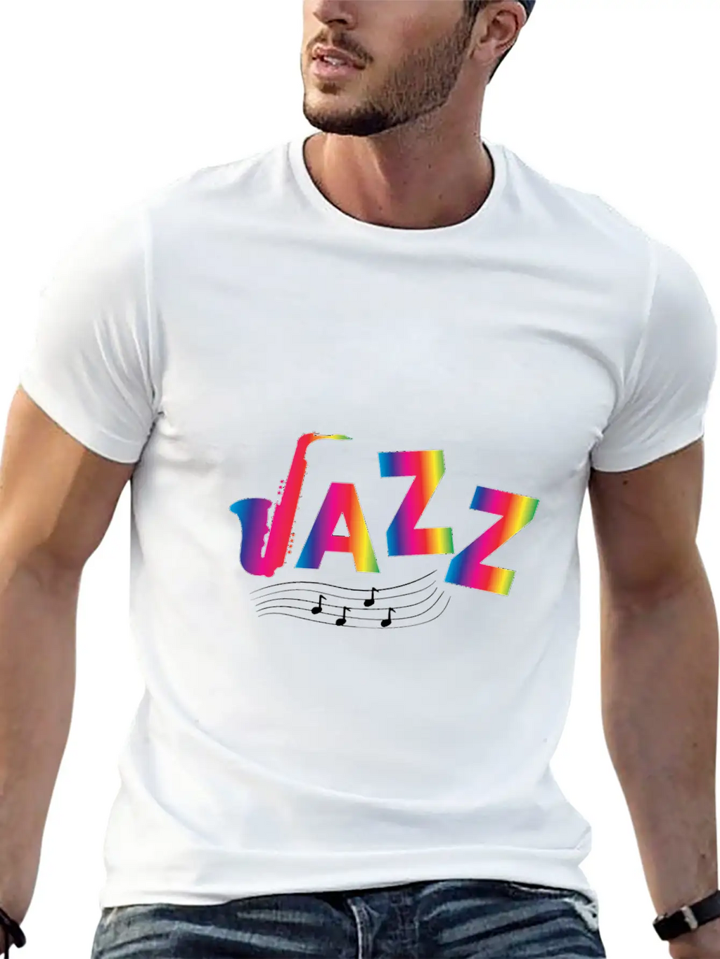 Jazz Music Saxophone Musical Instrument Musician Classic Cotton Tee – Unisex Comfort For Any Season