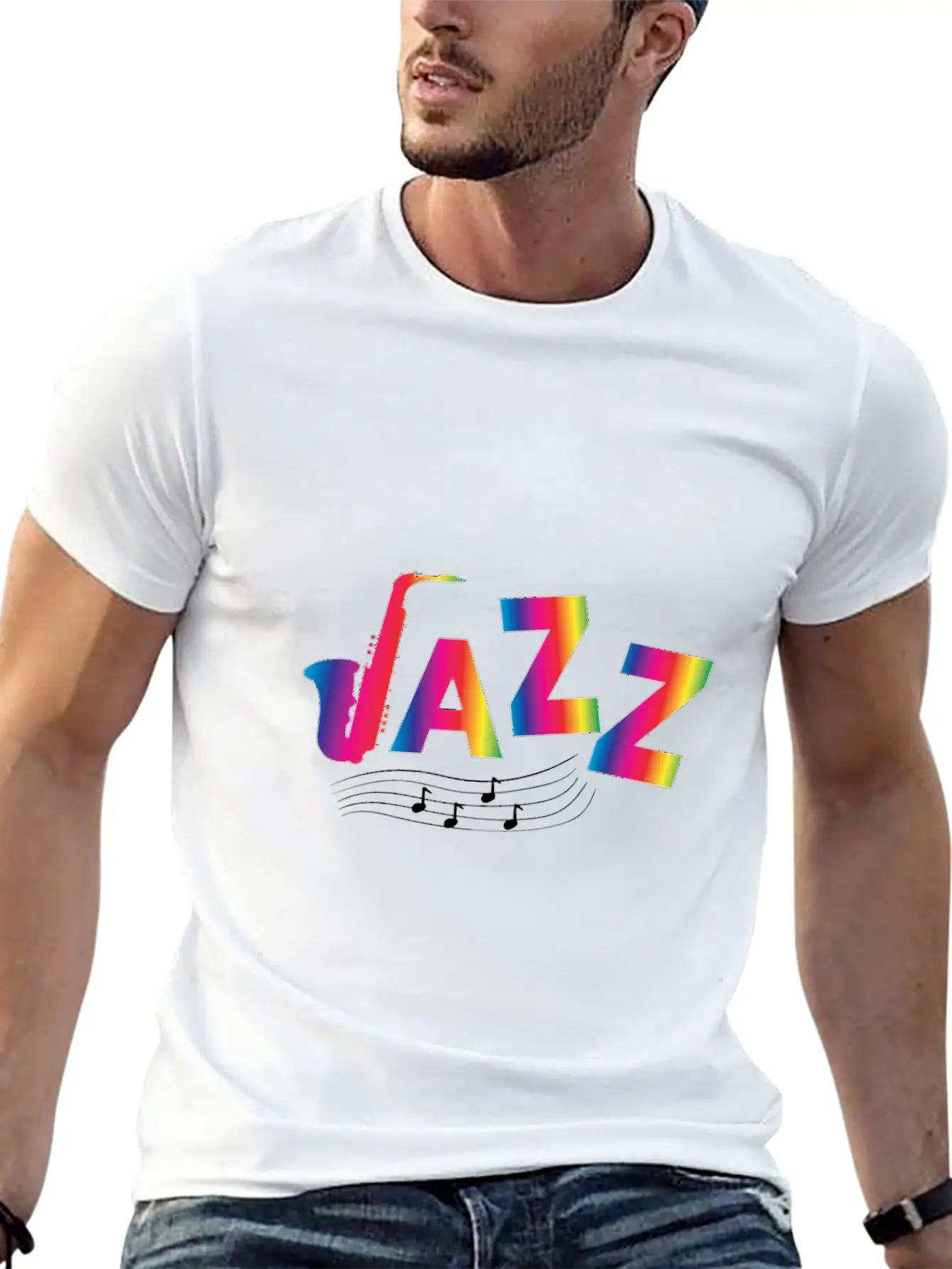 Jazz Music Saxophone Musical Instrument Musician Classic Cotton Tee – Unisex Comfort For Any Season