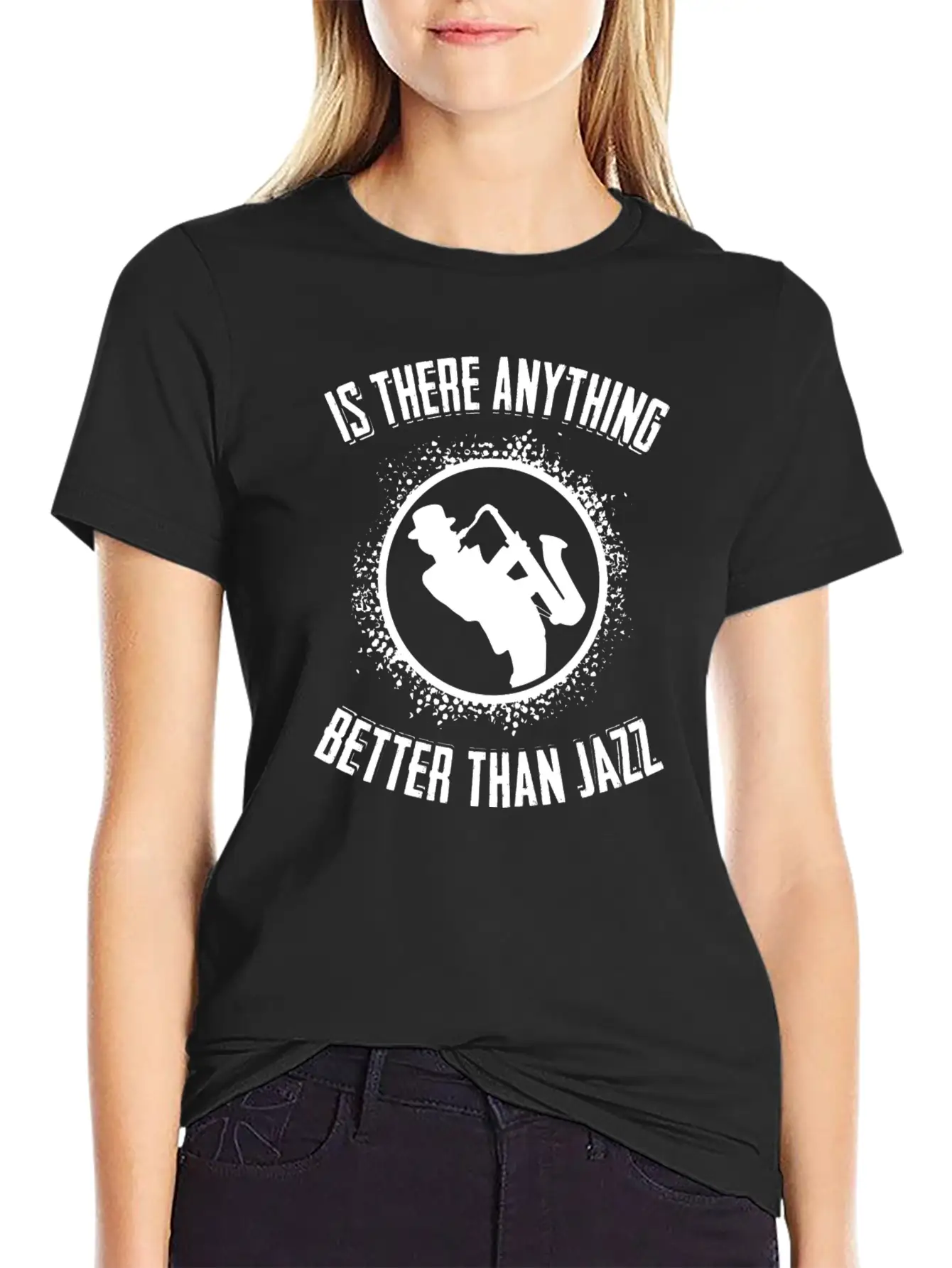 Jazz - Music - Saxophone - Sax - Rythm - Trumpet Timeless Short Sleeve Tee – Comfy And Minimalist Design