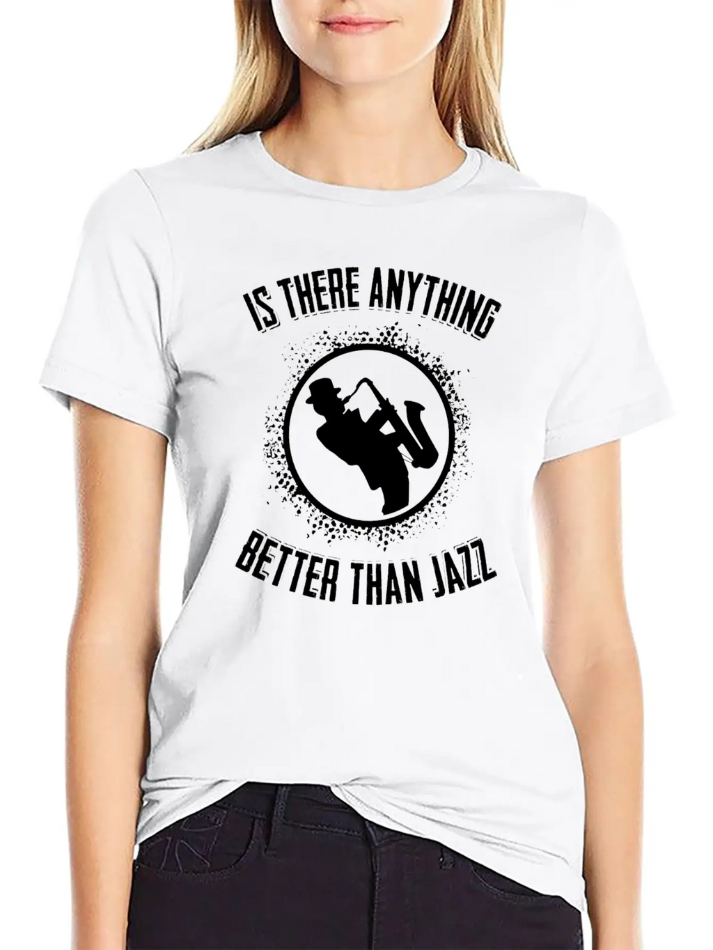 Jazz - Music - Saxophone - Sax - Rythm - Trumpet Timeless Short Sleeve Tee – Comfy And Minimalist Design