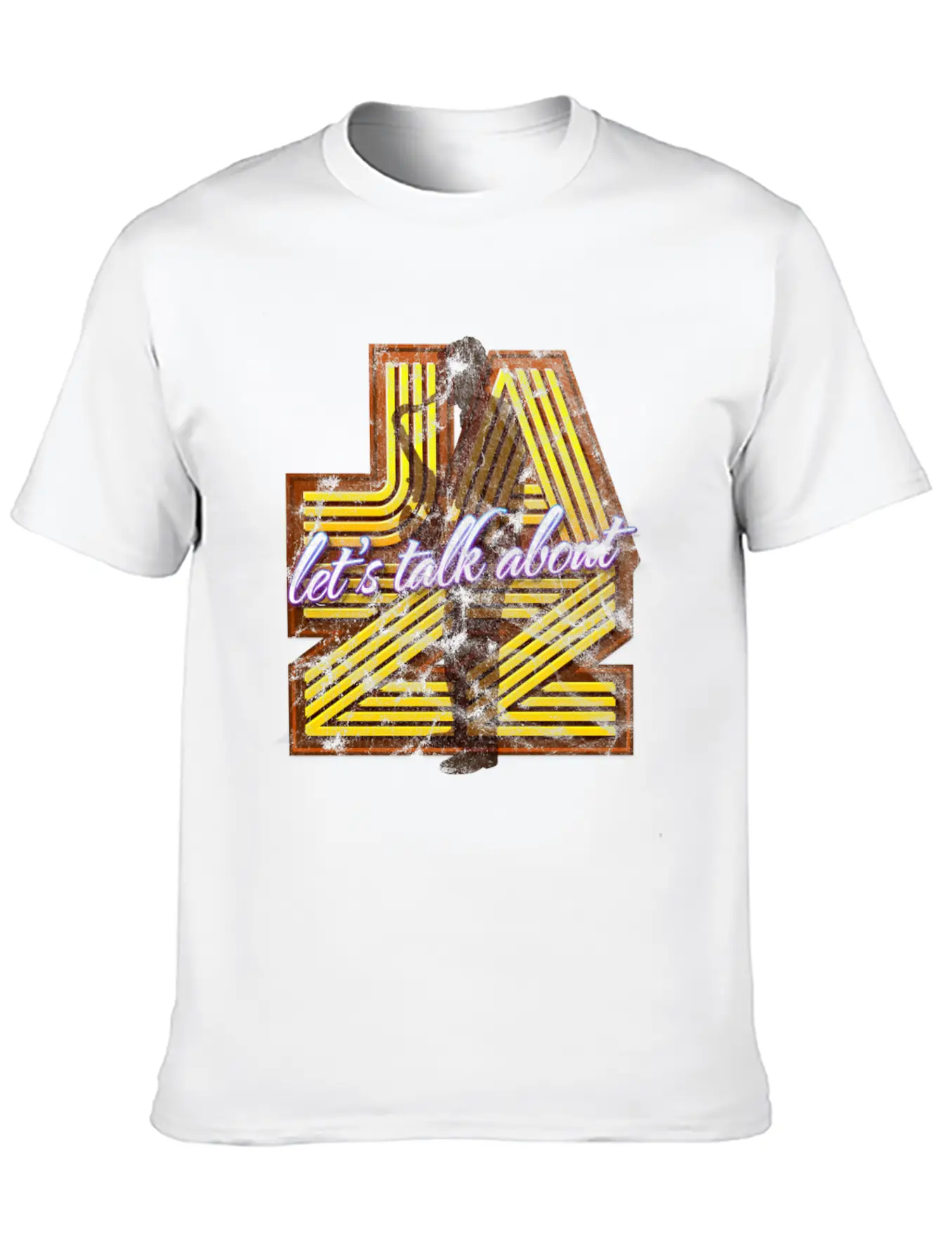 Jazz Retro Vintage Gift Basic Graphic T-Shirt – Daily Comfort In Soft Cotton