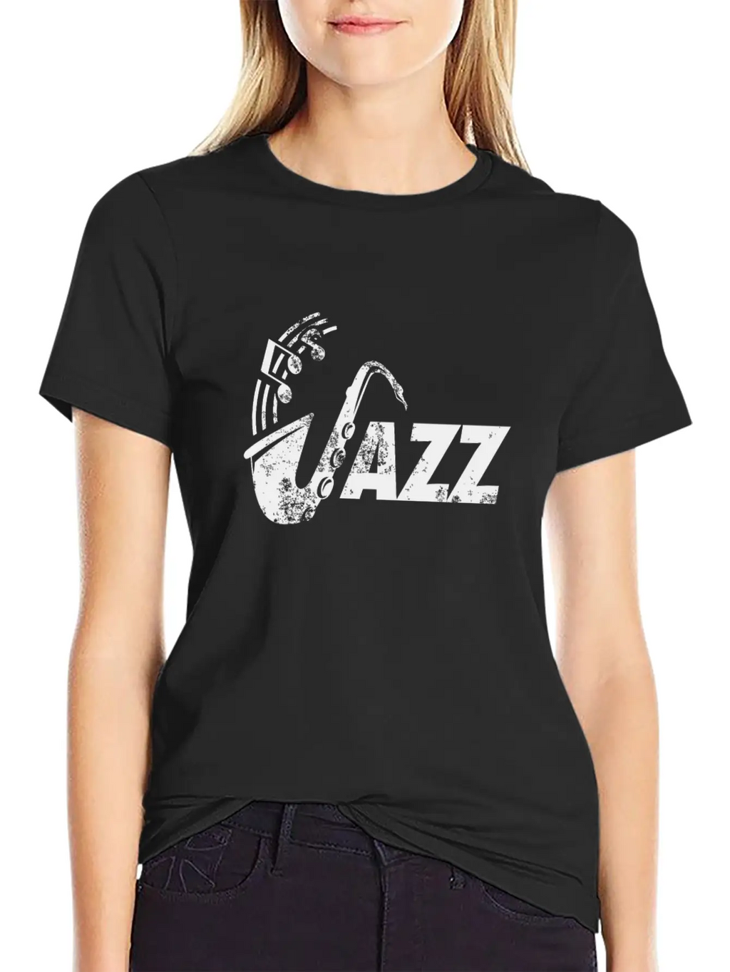 Jazz - Saxophone Music Instrument Musician Gift Timeless Short Sleeve Tee – Comfy And Minimalist Design