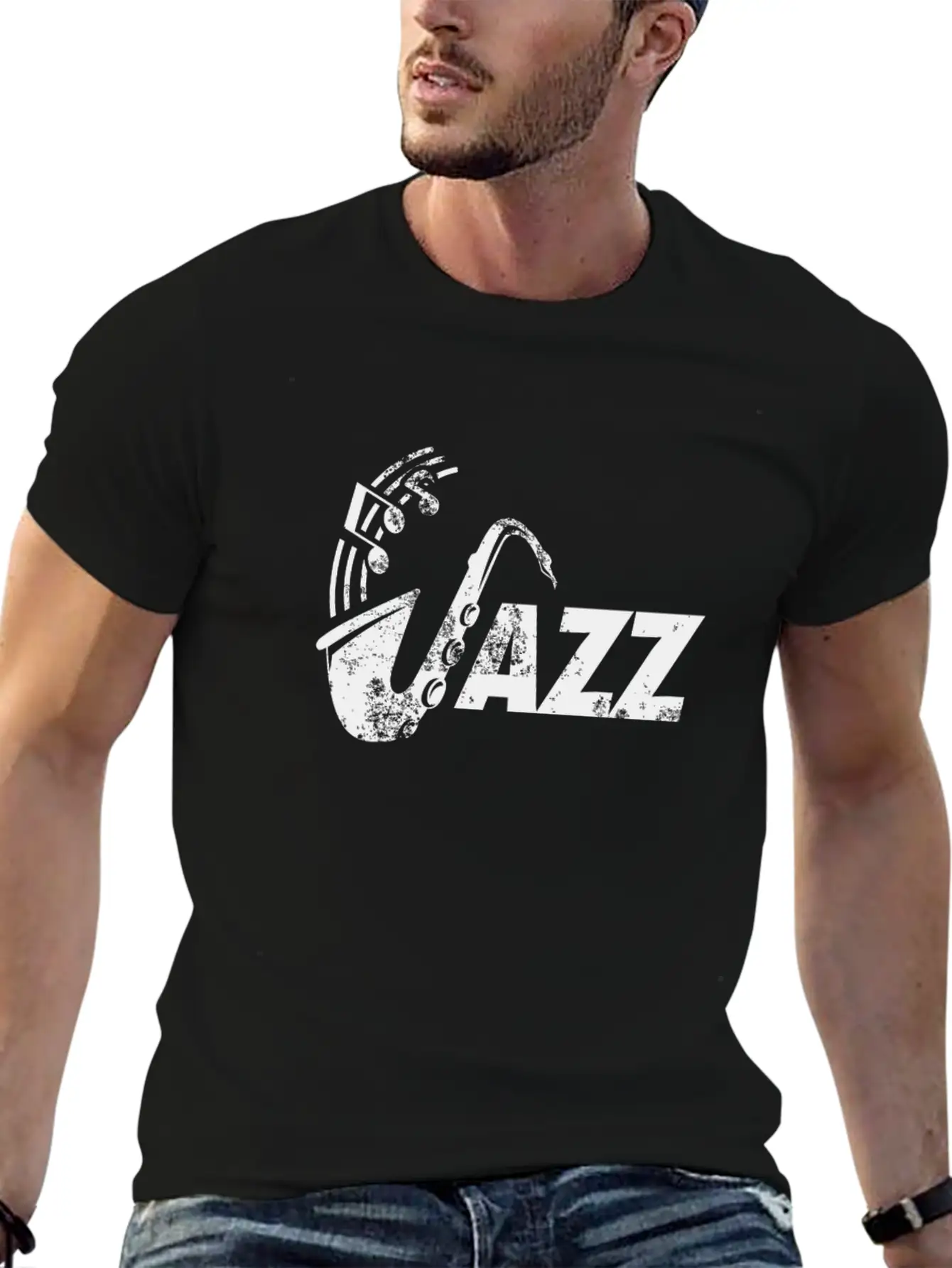 Jazz - Saxophone Music Instrument Musician Gift Timeless Short Sleeve Tee – Comfy And Minimalist Design