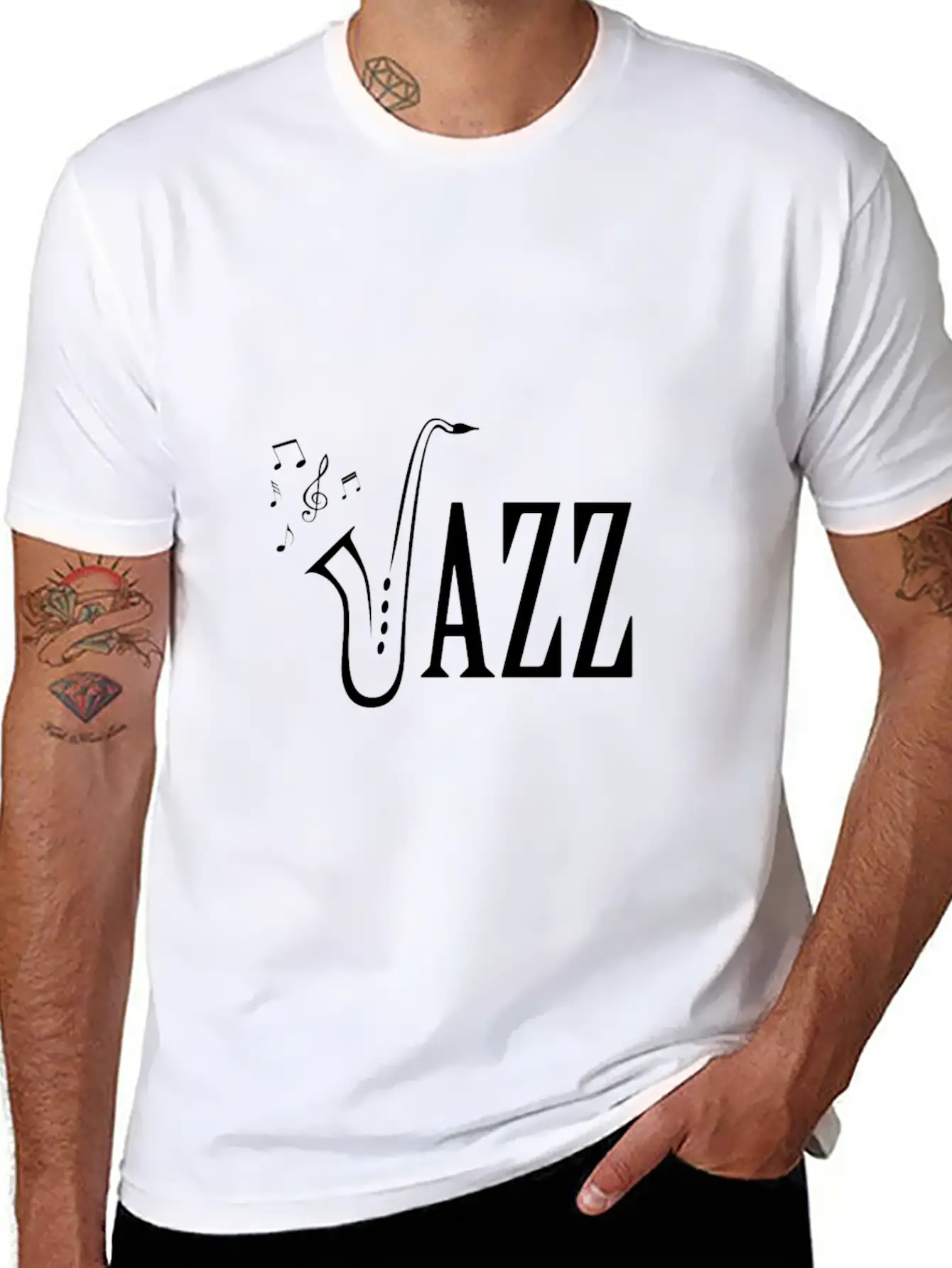 Jazz Shirt For Musicians - Cool Music Lovers Shirt Timeless Short Sleeve Tee – Comfy And Minimalist Design