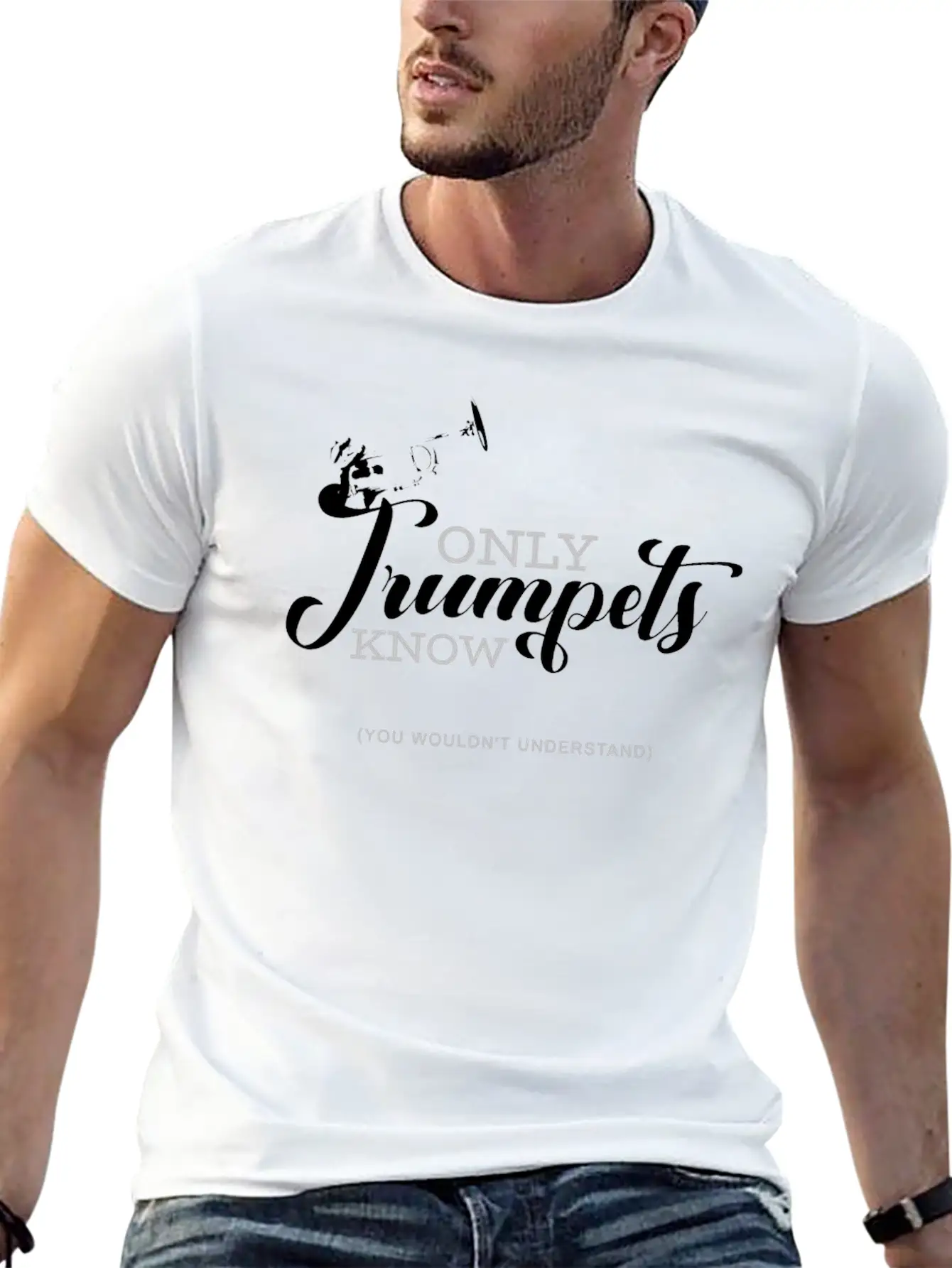 Jazz Soul Blues Music Musician Rhythm Gift Modern Fit Casual T-Shirt – Clean And Versatile Design