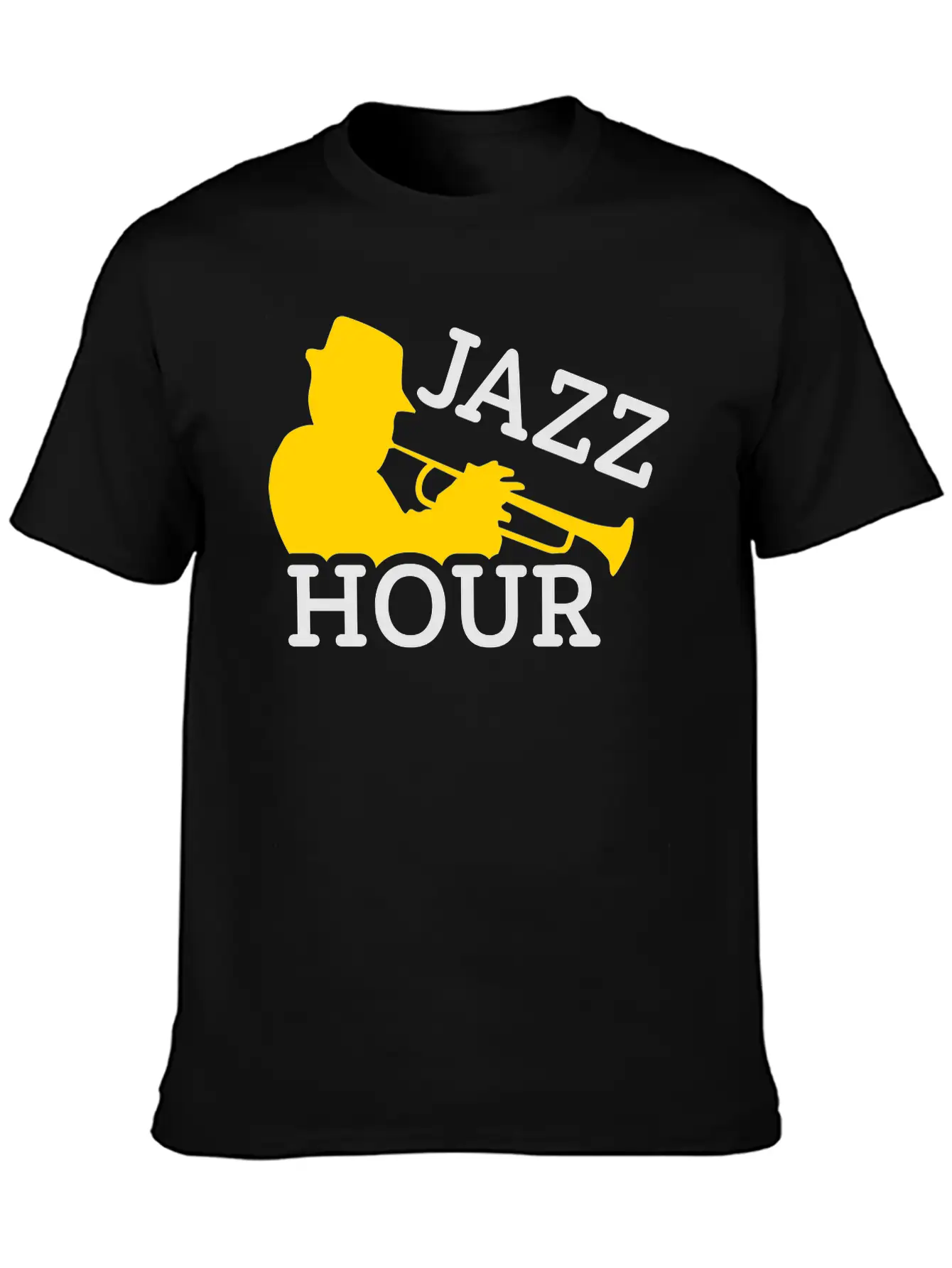 Jazz Trumpet Player Unisex Casual T-Shirt – Clean Design For Daily Comfort