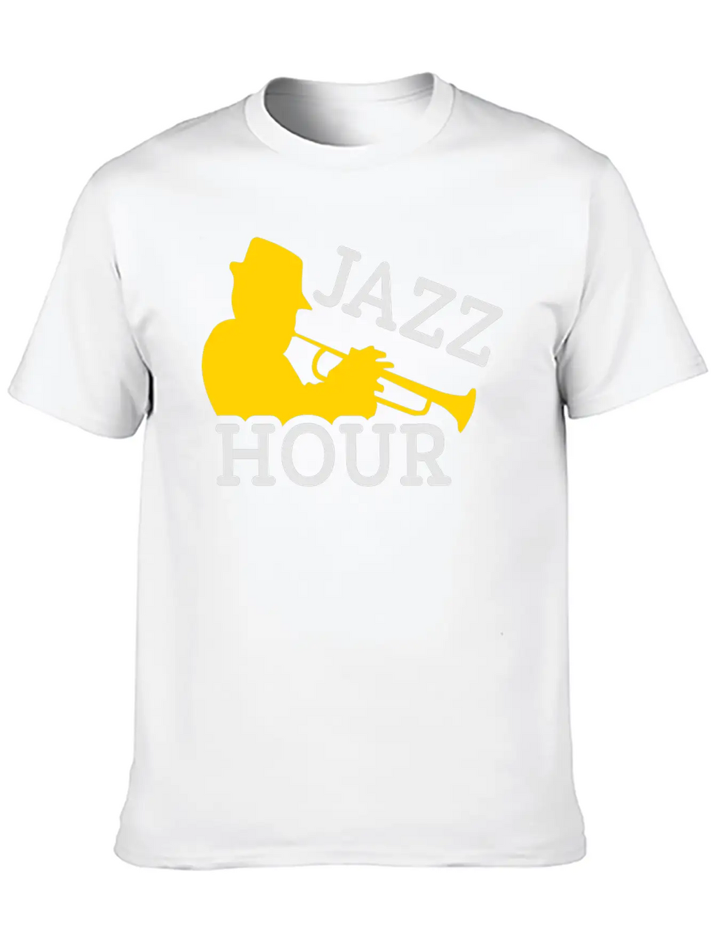 Jazz Trumpet Player Unisex Casual T-Shirt – Clean Design For Daily Comfort
